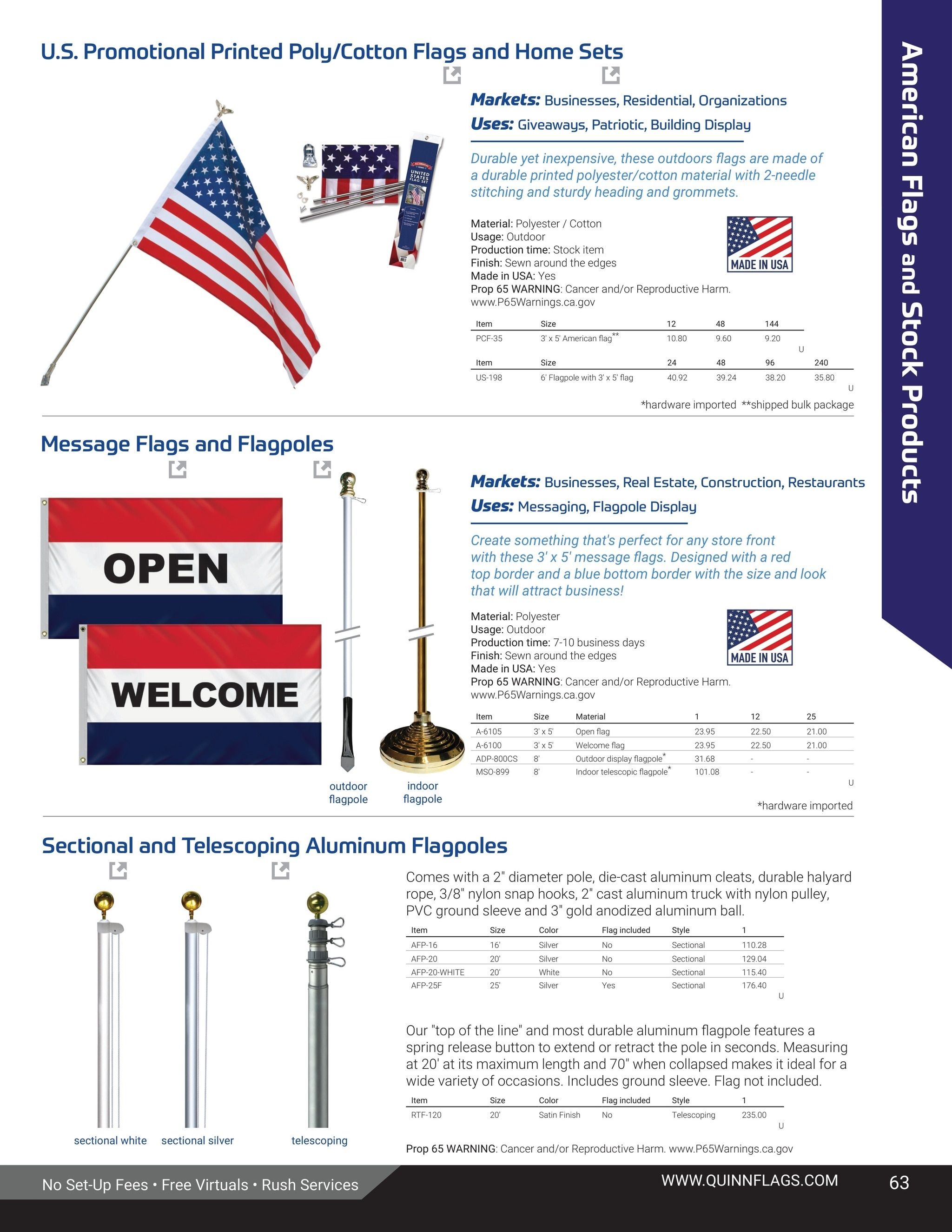 Quinn Flags Flags and Banners Catalog Weekly Ad May 5, 2026 - November 2, 2027