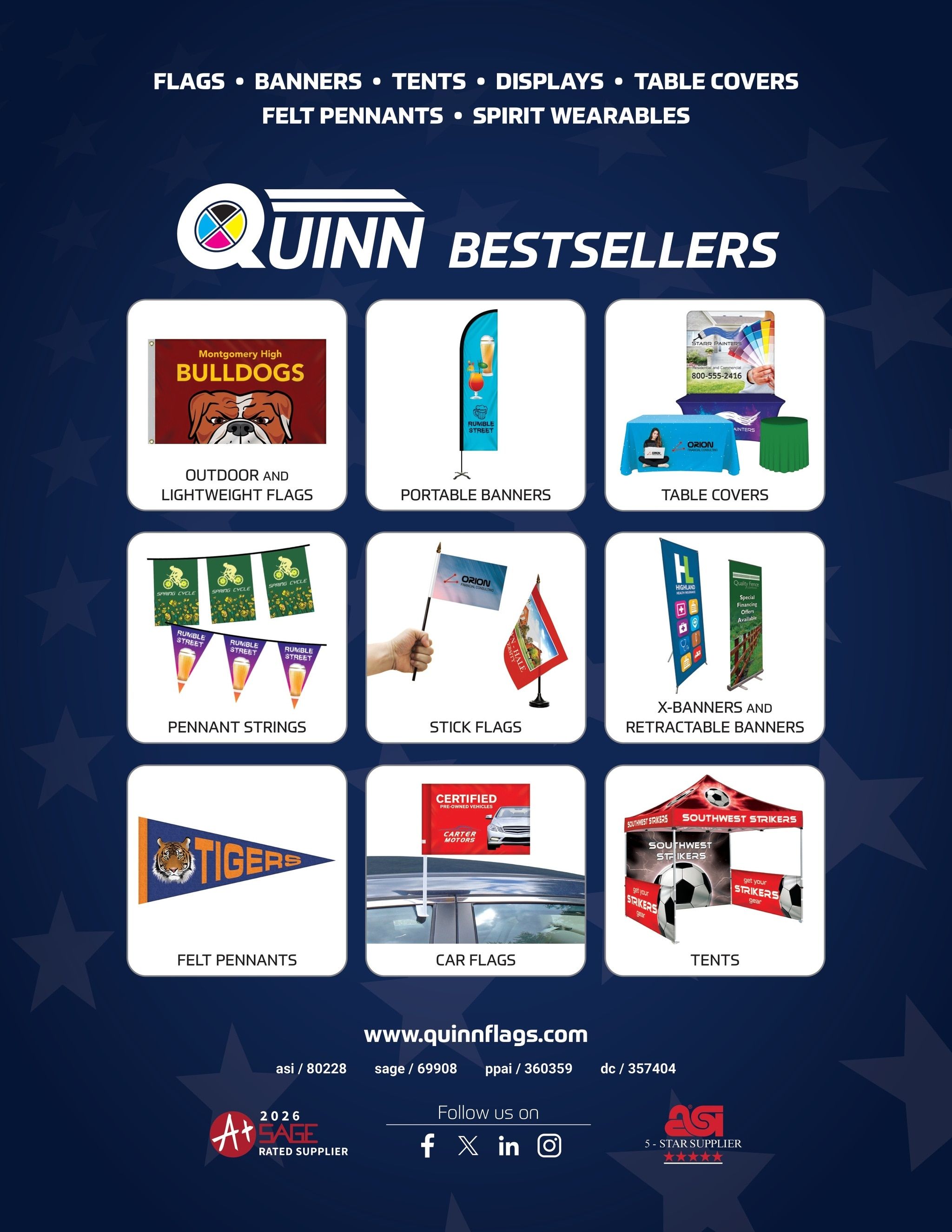 Quinn Flags Flags and Banners Catalog Weekly Ad May 5, 2026 - November 2, 2027