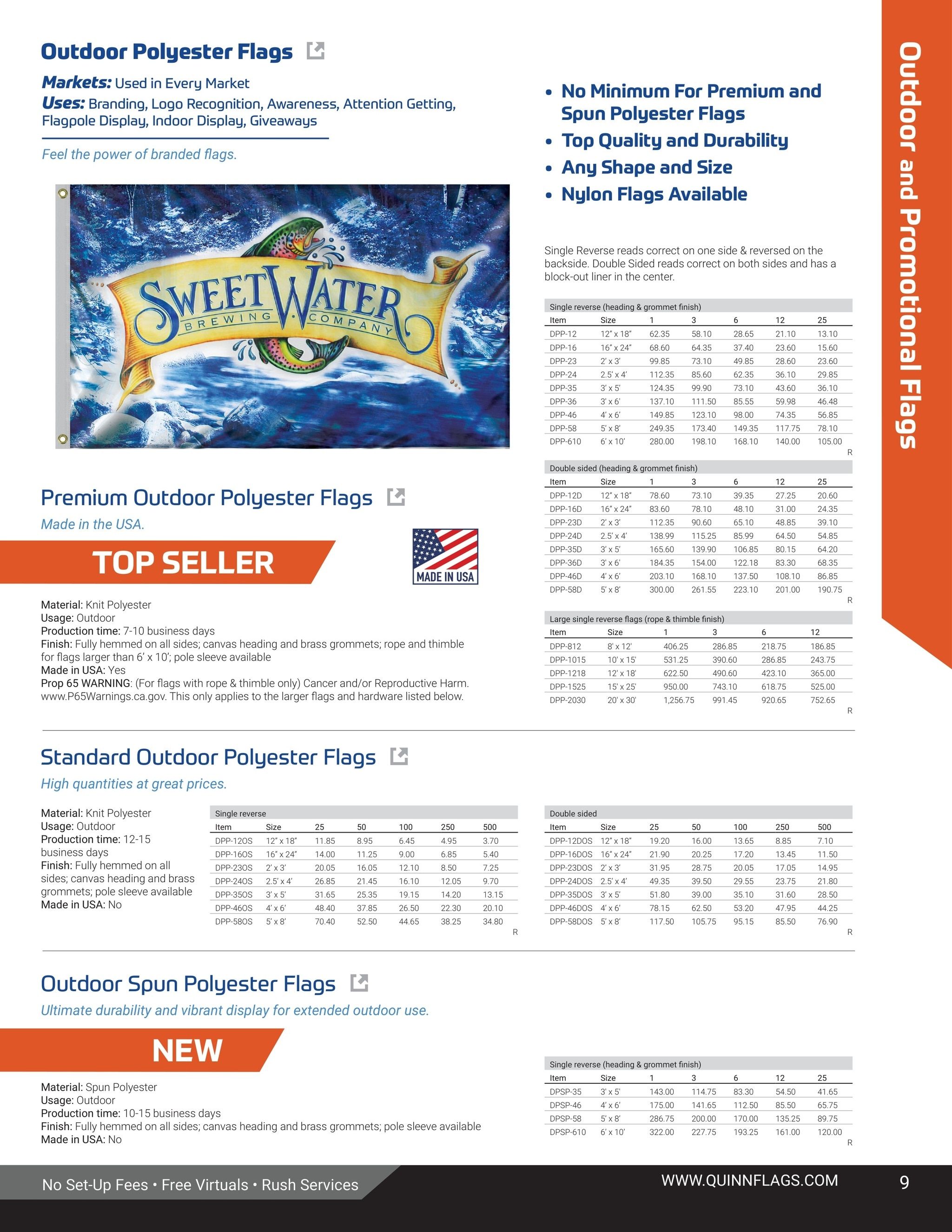 Quinn Flags Flags and Banners Catalog Weekly Ad May 5, 2026 - November 2, 2027
