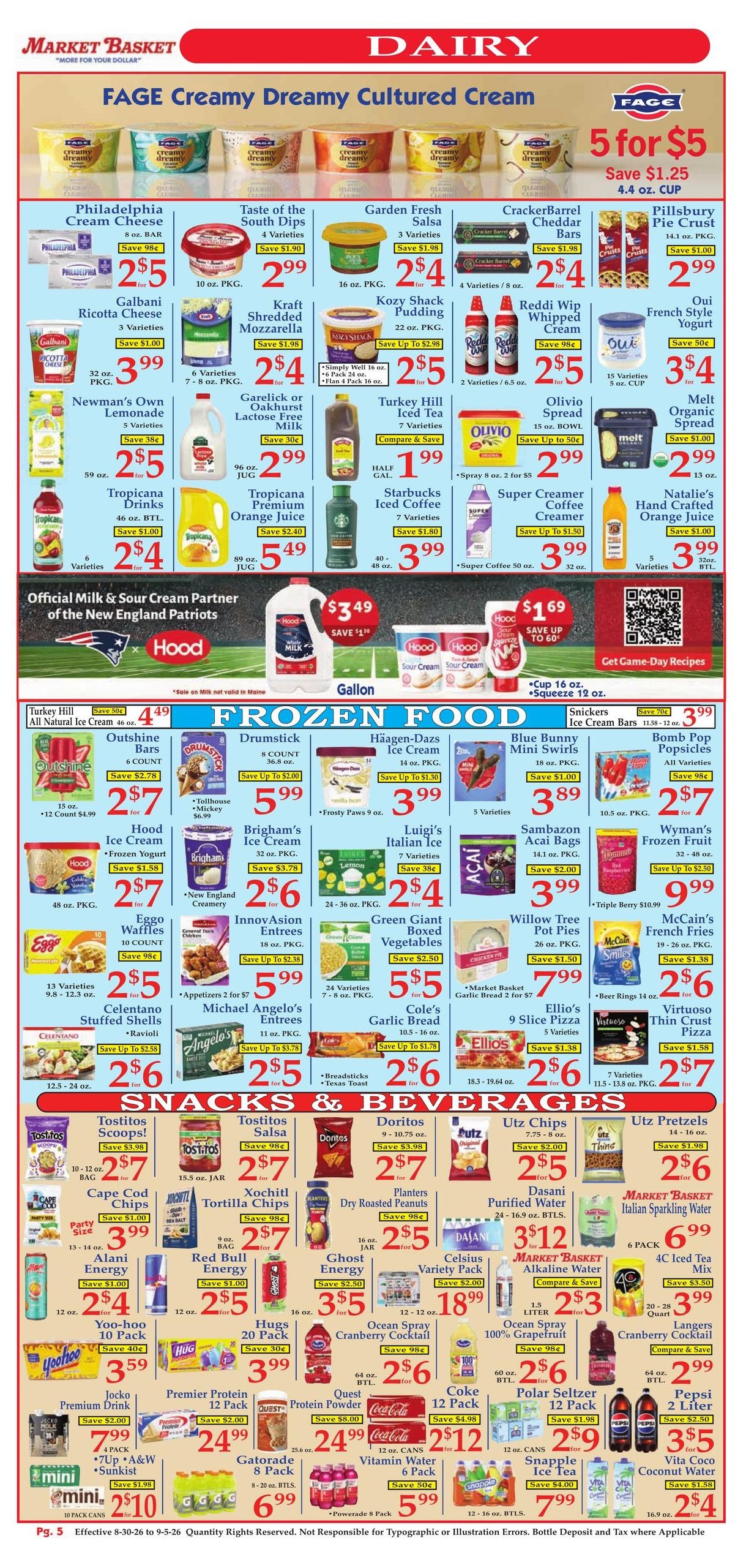 Market Basket (Allston Area, MA) Weekly Ad August 30 - September 5, 2026