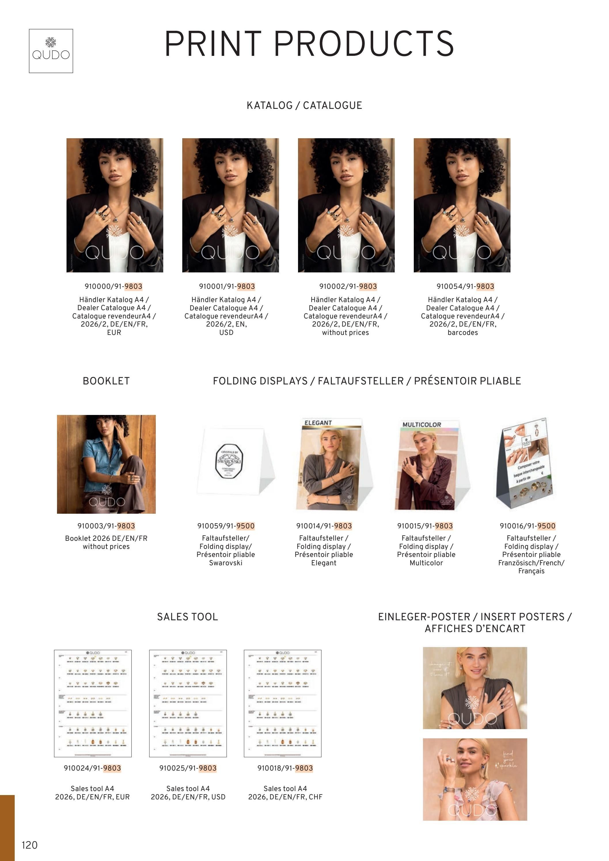 QUDO Interchangeable Autumn and Winter Jewelry Catalog Weekly Ad January 1 - December 31, 2026