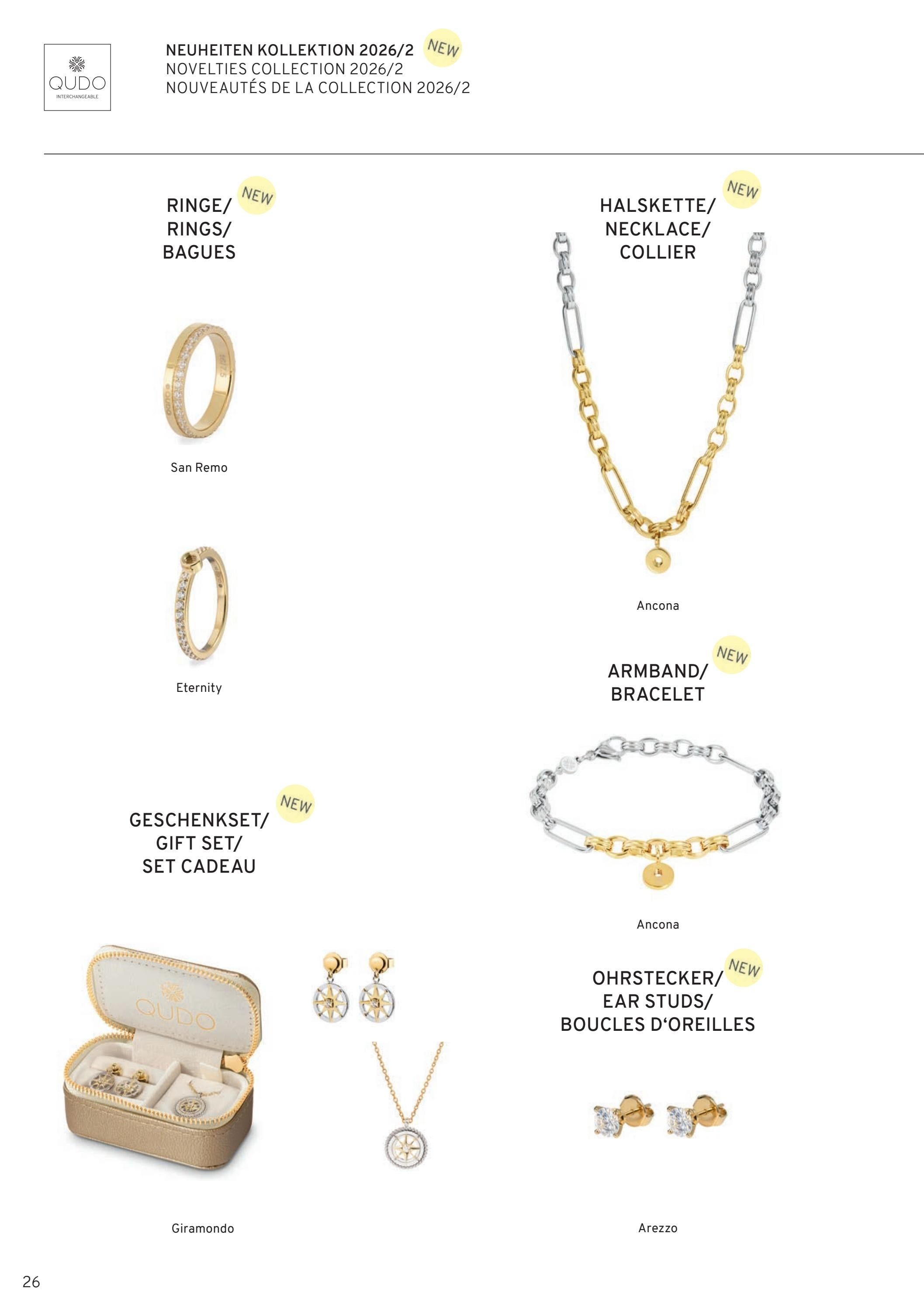QUDO Interchangeable Autumn and Winter Jewelry Catalog Weekly Ad January 1 - December 31, 2026