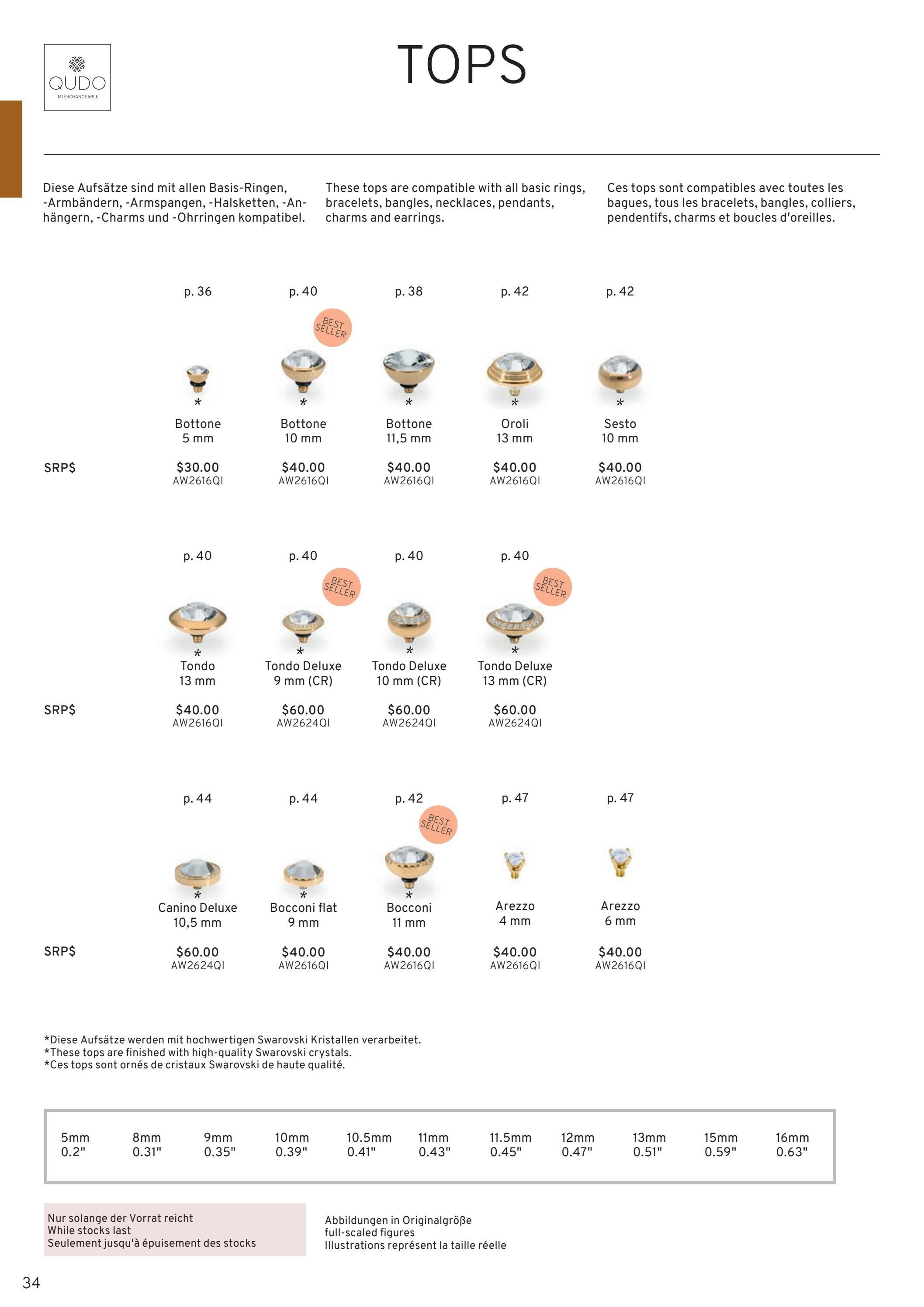 QUDO Interchangeable Autumn and Winter Jewelry Catalog Weekly Ad January 1 - December 31, 2026