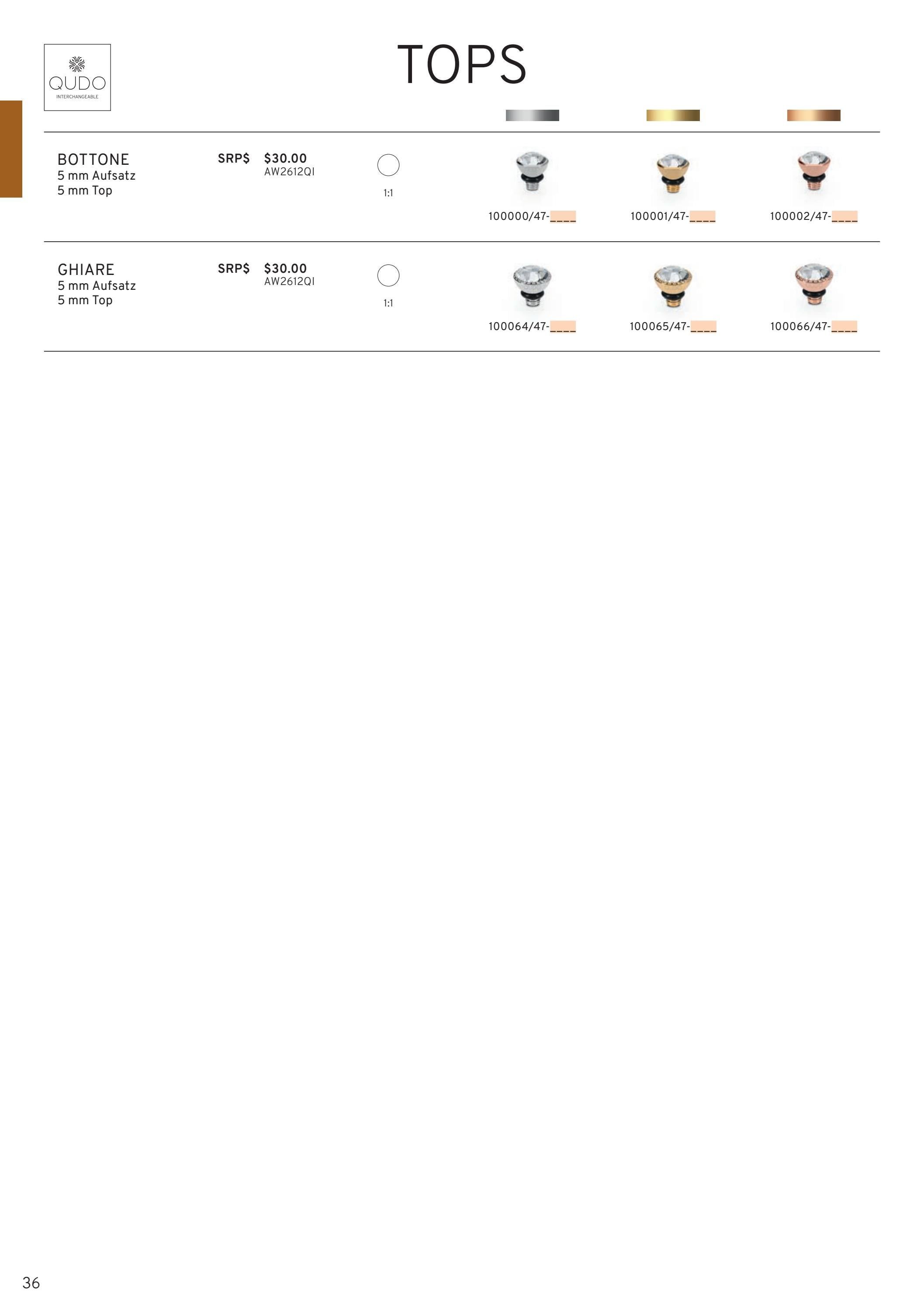 QUDO Interchangeable Autumn and Winter Jewelry Catalog Weekly Ad January 1 - December 31, 2026