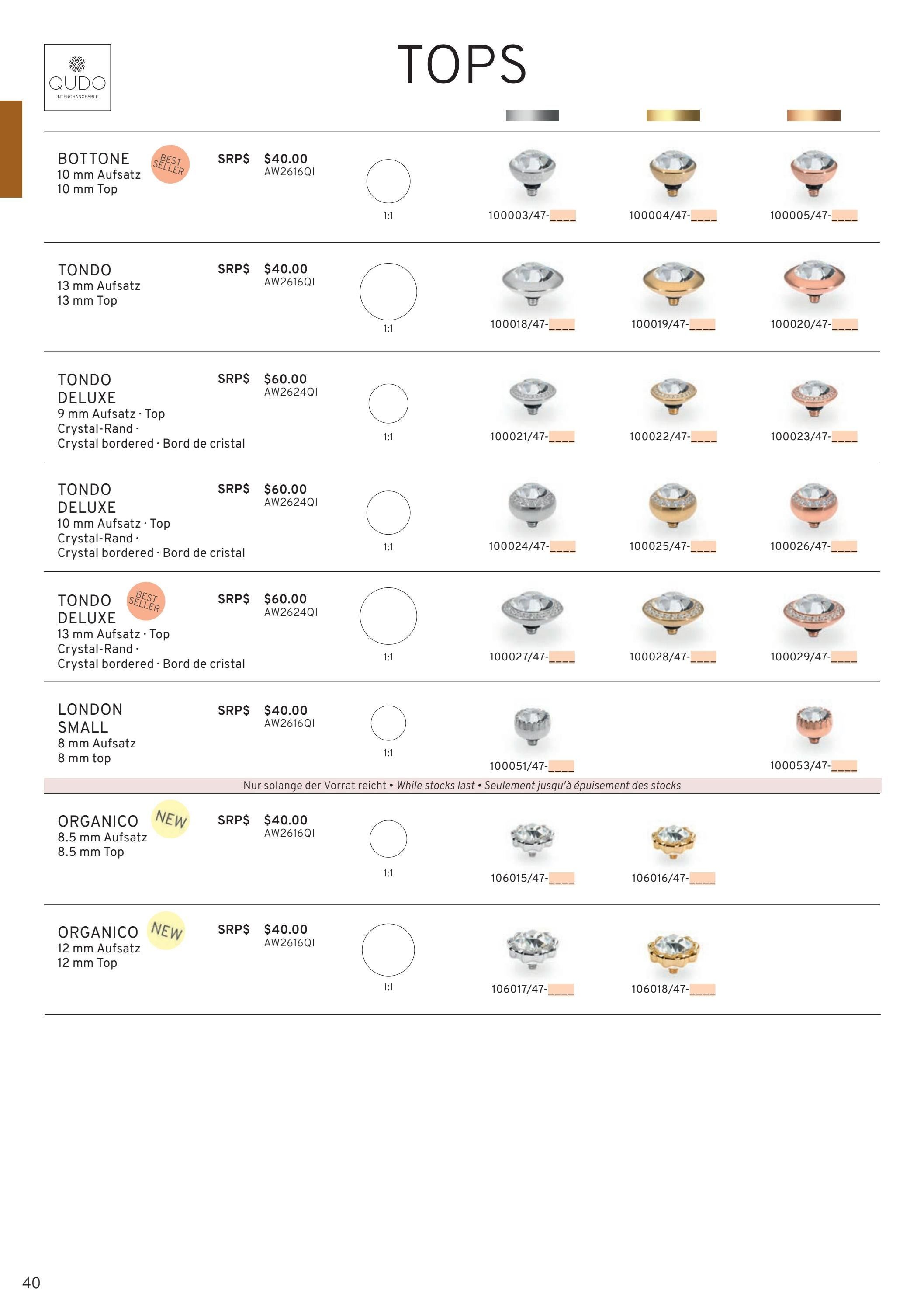 QUDO Interchangeable Autumn and Winter Jewelry Catalog Weekly Ad January 1 - December 31, 2026