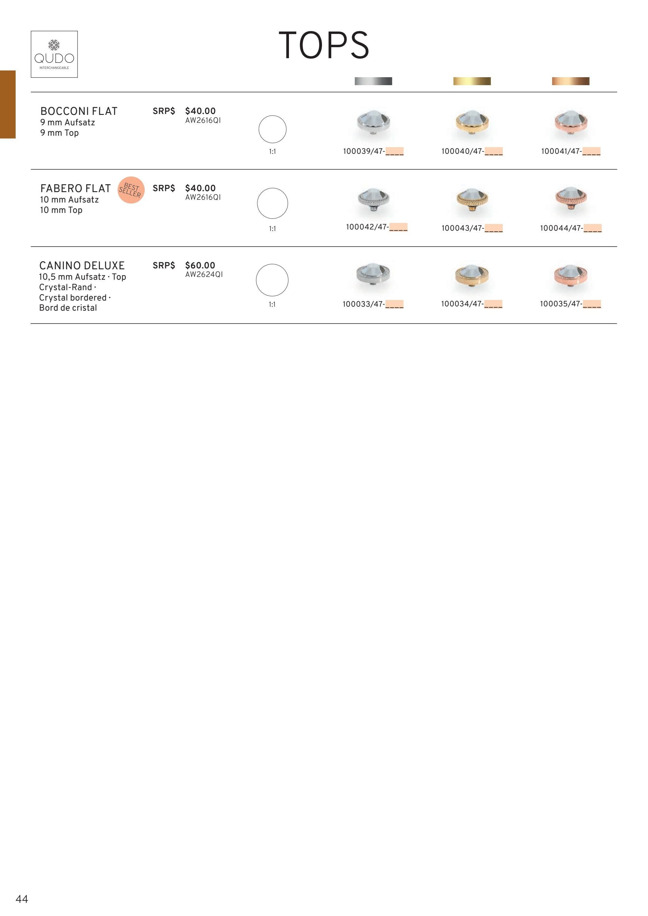 QUDO Interchangeable Autumn and Winter Jewelry Catalog Weekly Ad January 1 - December 31, 2026