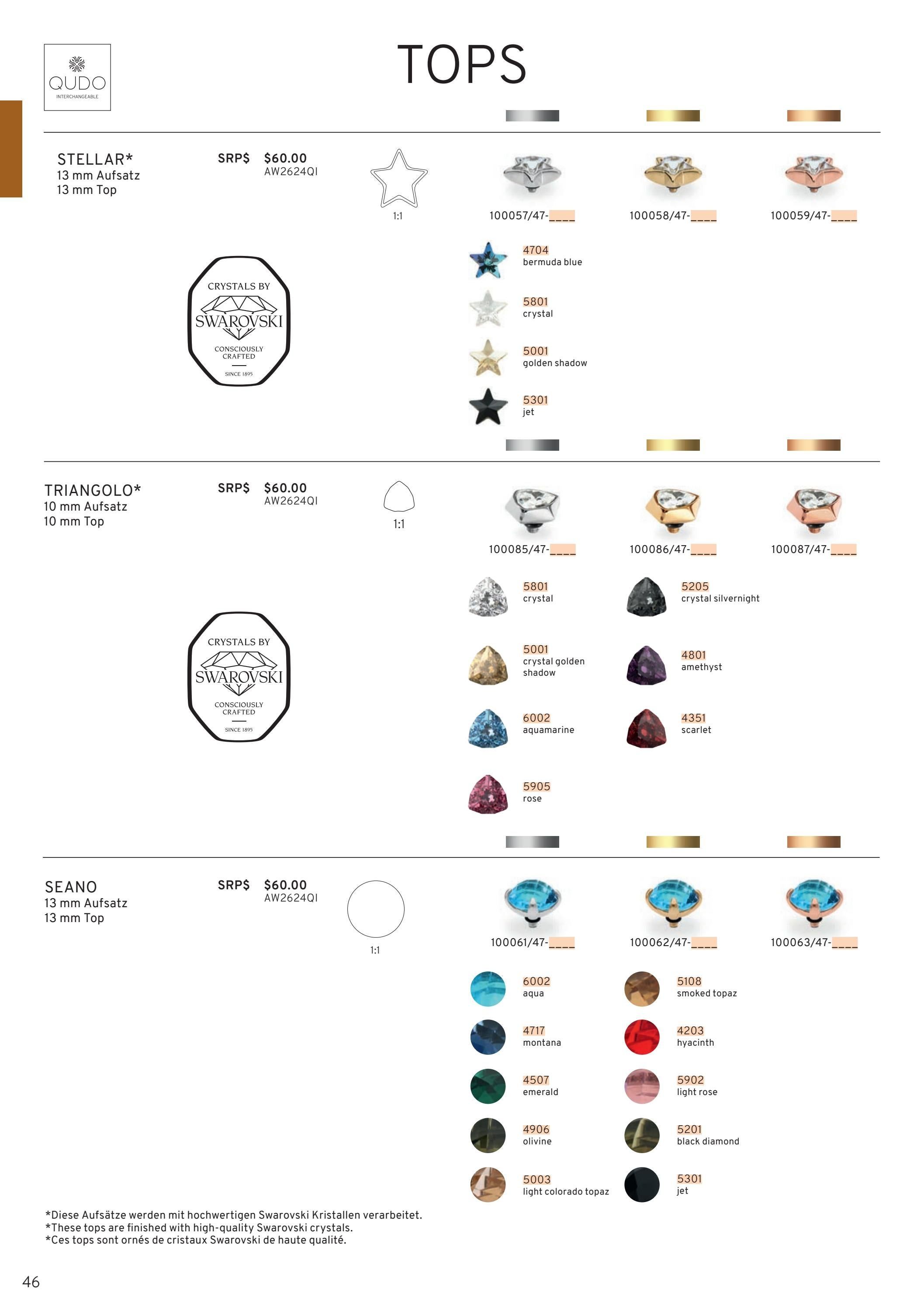 QUDO Interchangeable Autumn and Winter Jewelry Catalog Weekly Ad January 1 - December 31, 2026