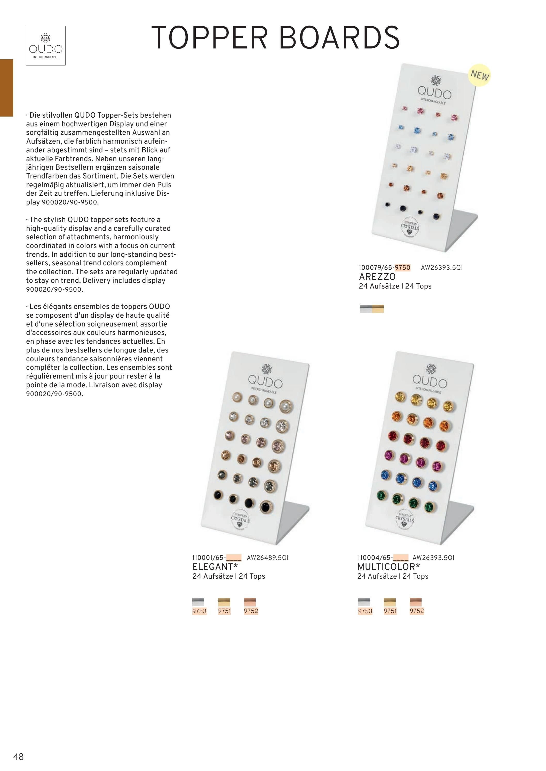 QUDO Interchangeable Autumn and Winter Jewelry Catalog Weekly Ad January 1 - December 31, 2026