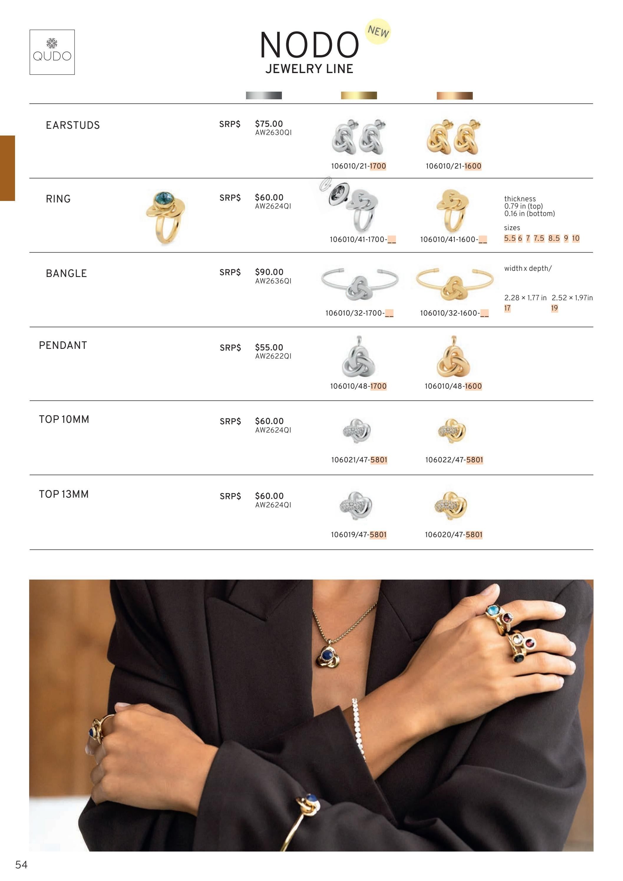 QUDO Interchangeable Autumn and Winter Jewelry Catalog Weekly Ad January 1 - December 31, 2026
