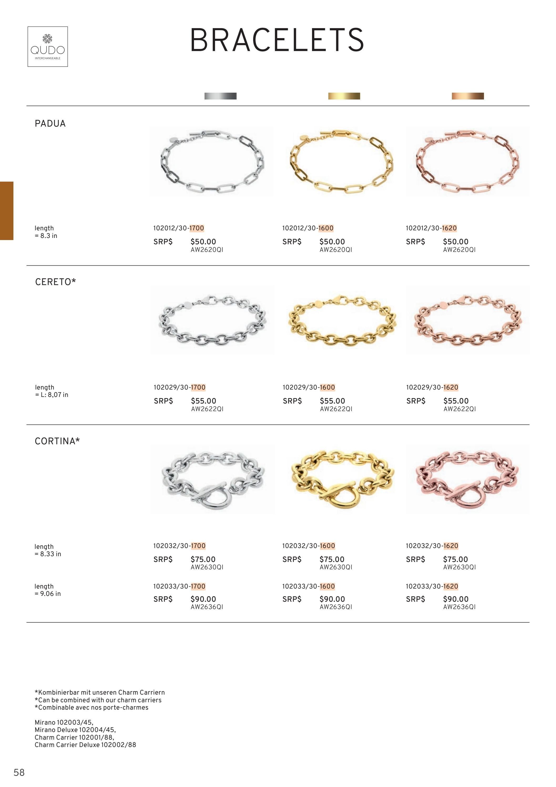 QUDO Interchangeable Autumn and Winter Jewelry Catalog Weekly Ad January 1 - December 31, 2026