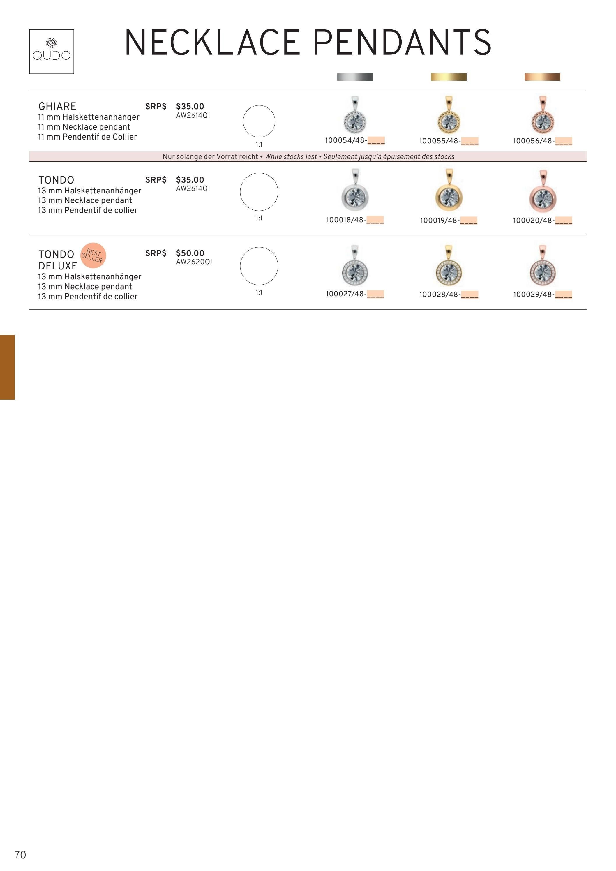 QUDO Interchangeable Autumn and Winter Jewelry Catalog Weekly Ad January 1 - December 31, 2026