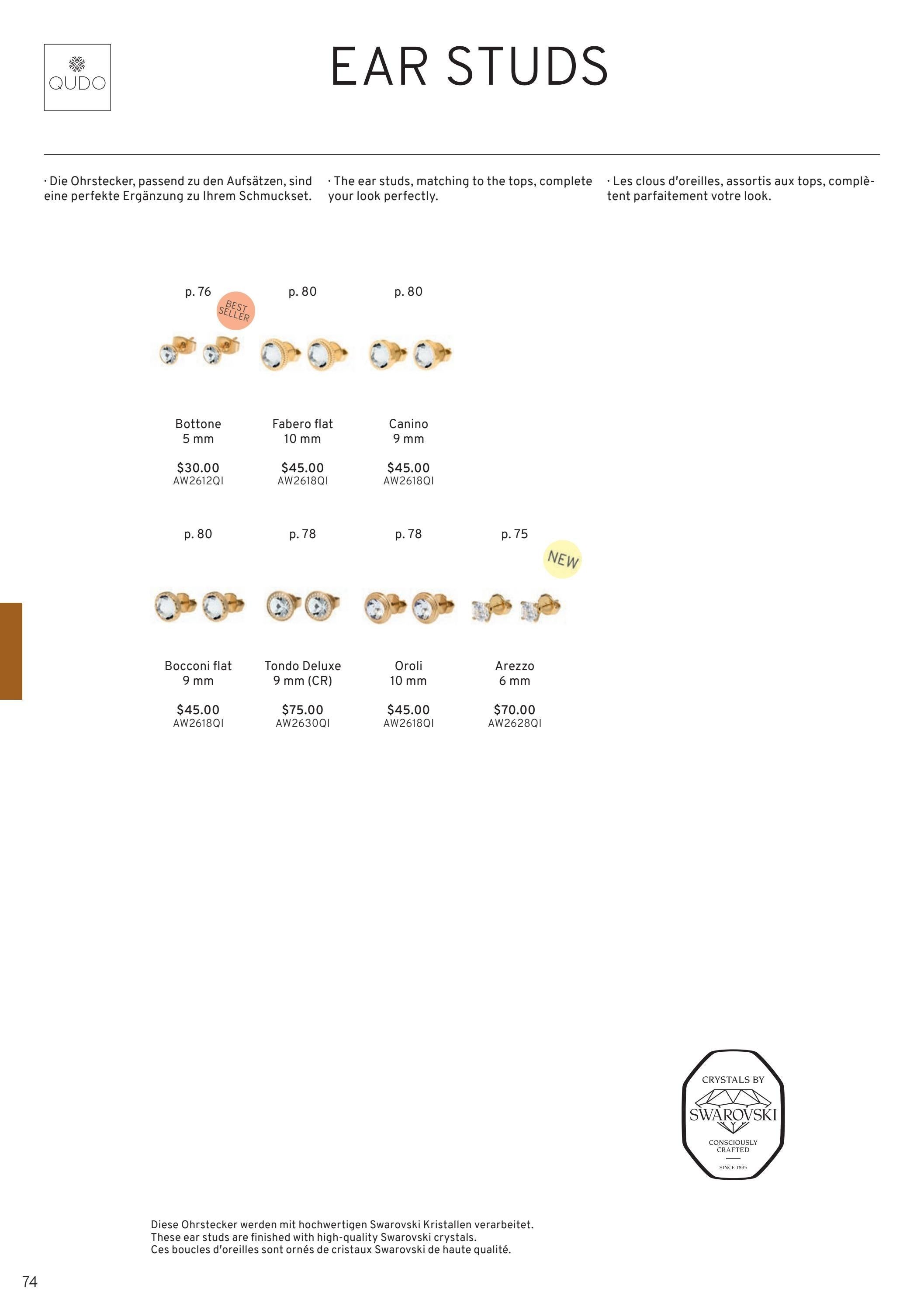 QUDO Interchangeable Autumn and Winter Jewelry Catalog Weekly Ad January 1 - December 31, 2026