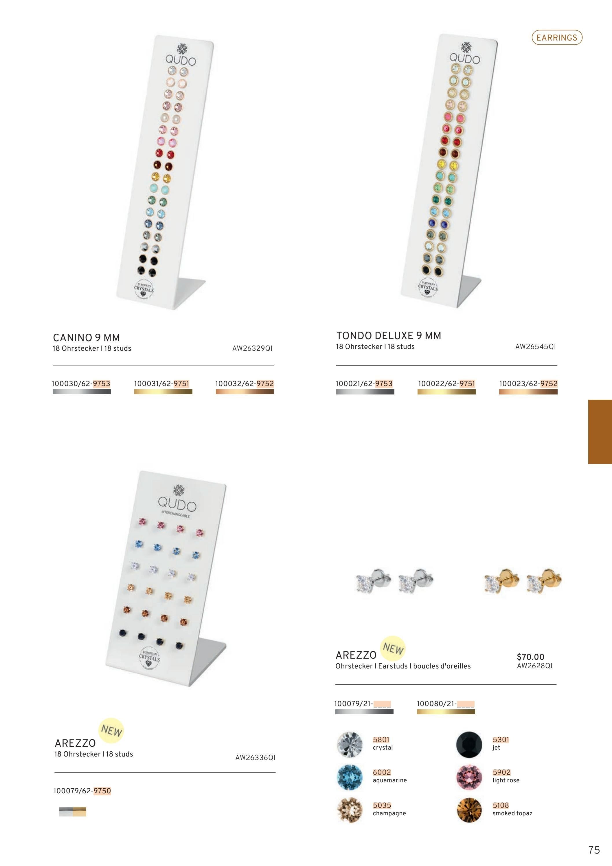 QUDO Interchangeable Autumn and Winter Jewelry Catalog Weekly Ad January 1 - December 31, 2026