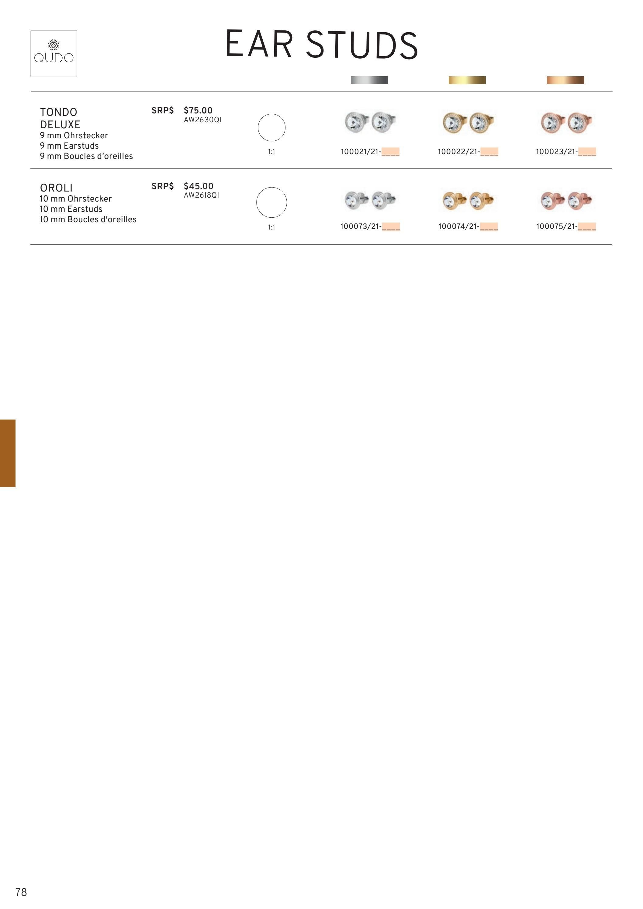 QUDO Interchangeable Autumn and Winter Jewelry Catalog Weekly Ad January 1 - December 31, 2026