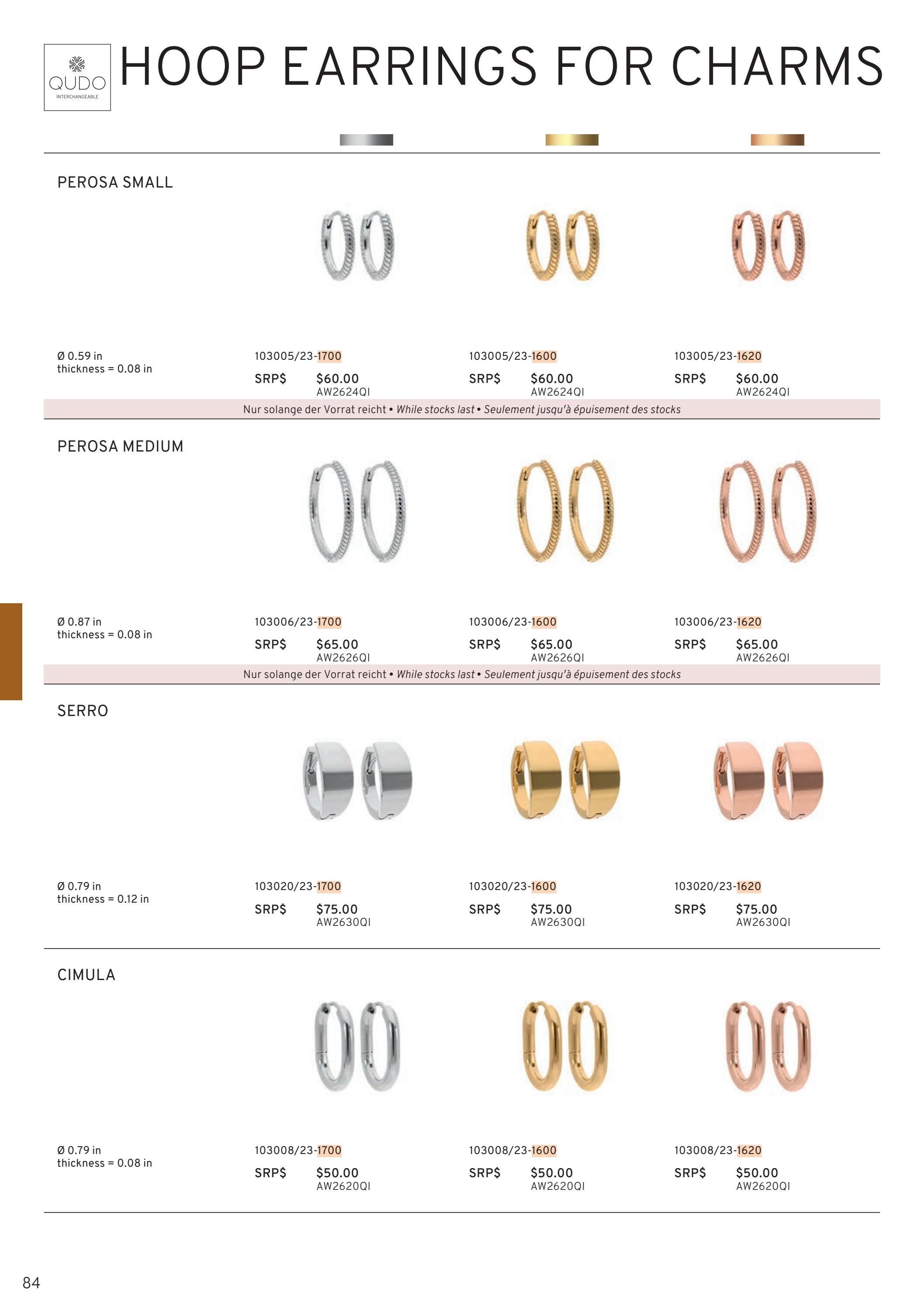 QUDO Interchangeable Autumn and Winter Jewelry Catalog Weekly Ad January 1 - December 31, 2026