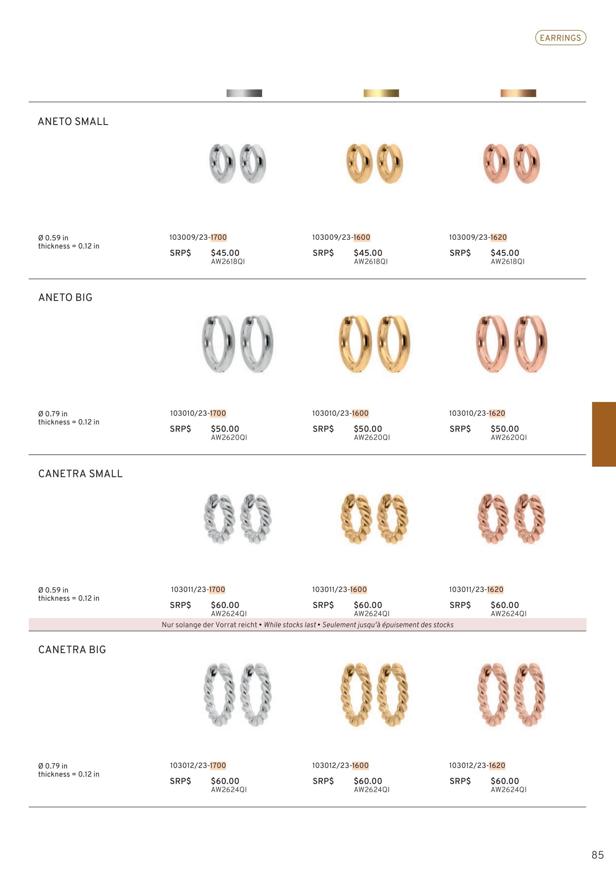 QUDO Interchangeable Autumn and Winter Jewelry Catalog Weekly Ad January 1 - December 31, 2026