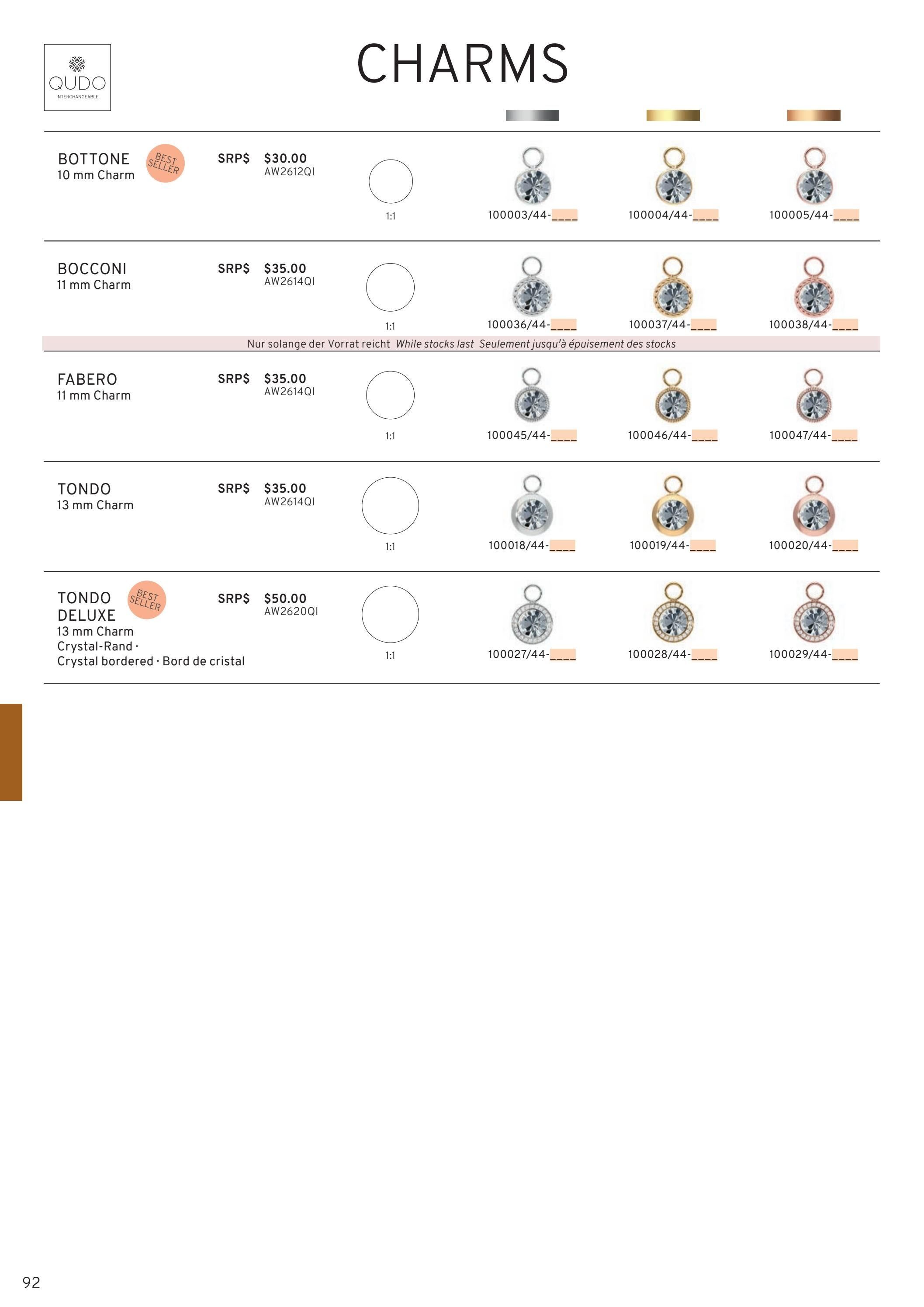 QUDO Interchangeable Autumn and Winter Jewelry Catalog Weekly Ad January 1 - December 31, 2026