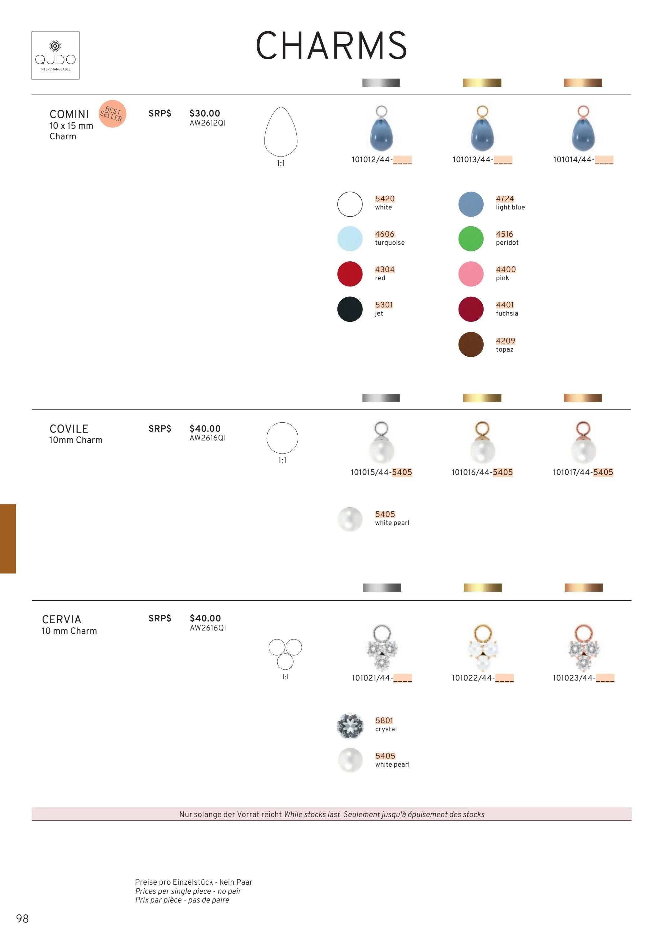 QUDO Interchangeable Autumn and Winter Jewelry Catalog Weekly Ad January 1 - December 31, 2026