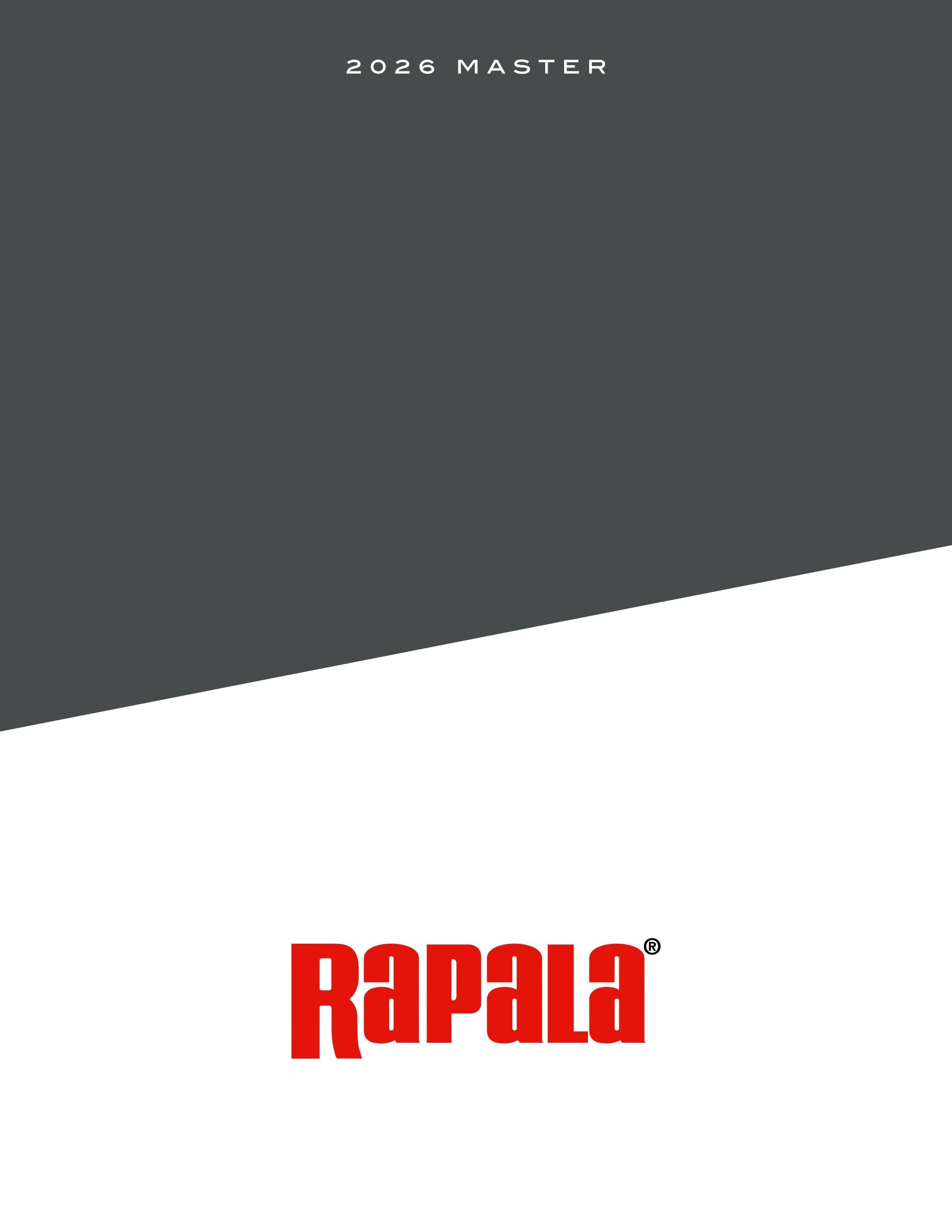 Rapala Fishing Tackle Catalog Weekly Ad January 1 - December 31, 2026