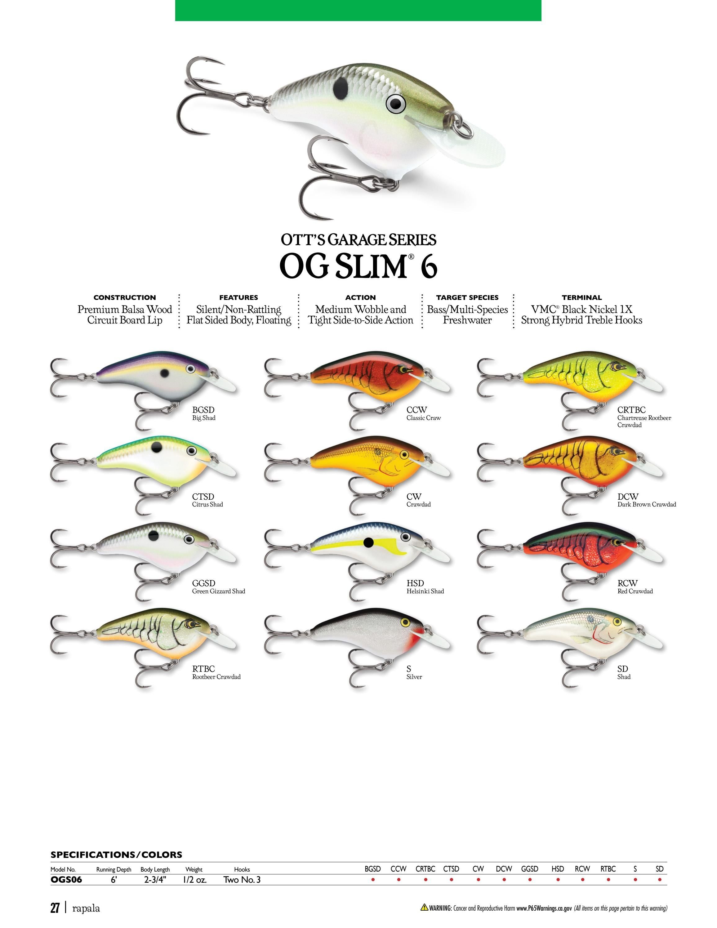 Rapala Fishing Tackle Catalog Weekly Ad January 1 - December 31, 2026