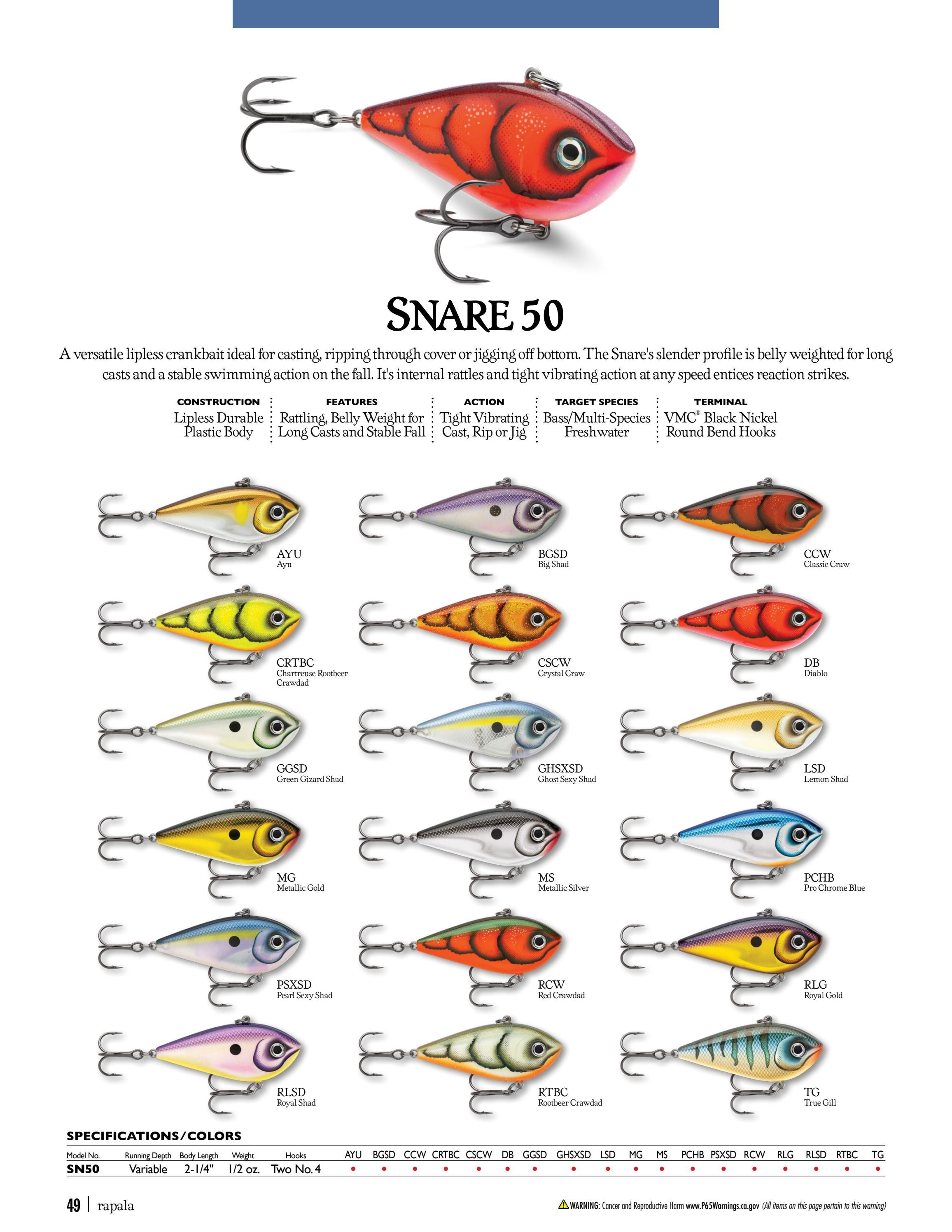 Rapala Fishing Tackle Catalog Weekly Ad January 1 - December 31, 2026