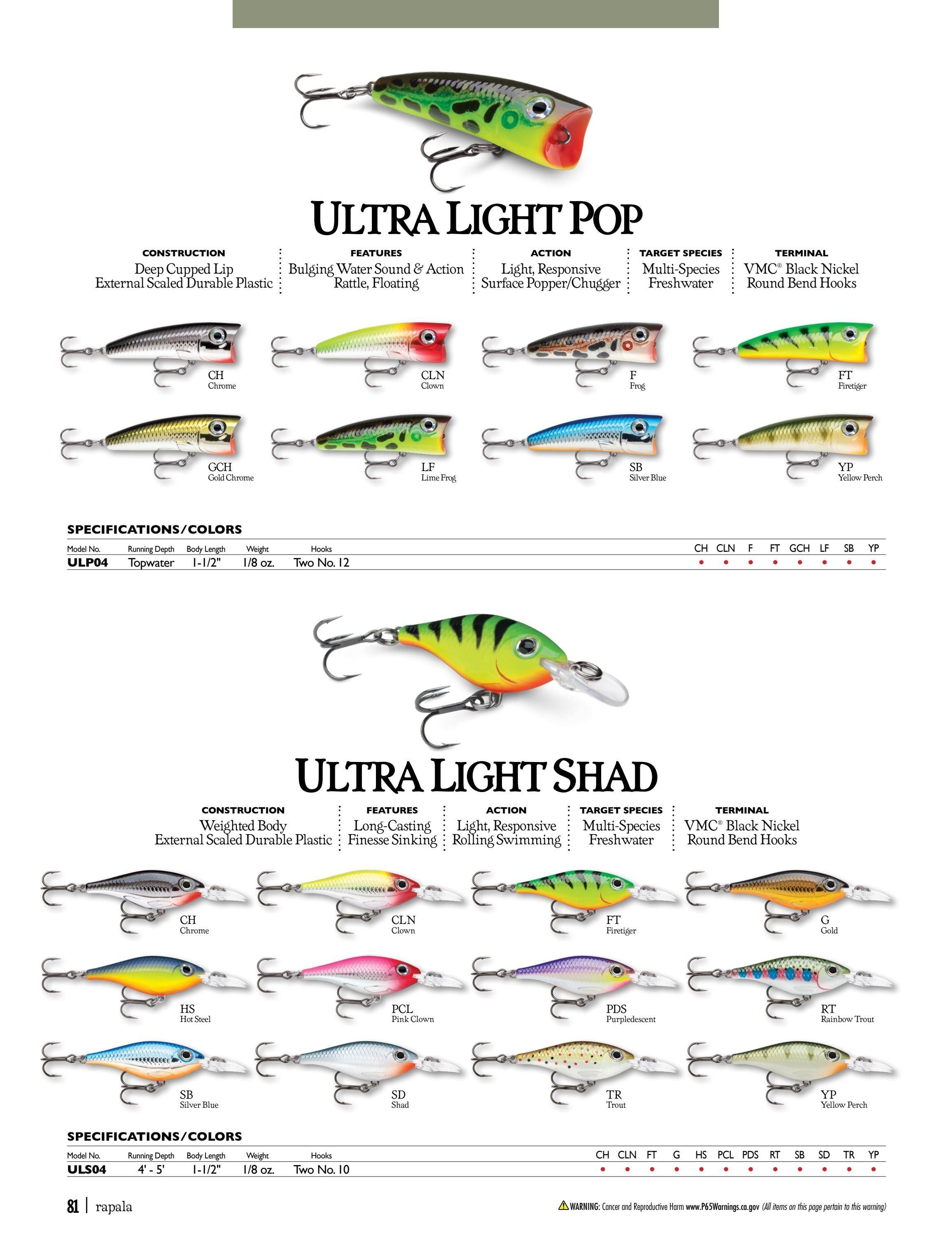 Rapala Fishing Tackle Catalog Weekly Ad January 1 - December 31, 2026