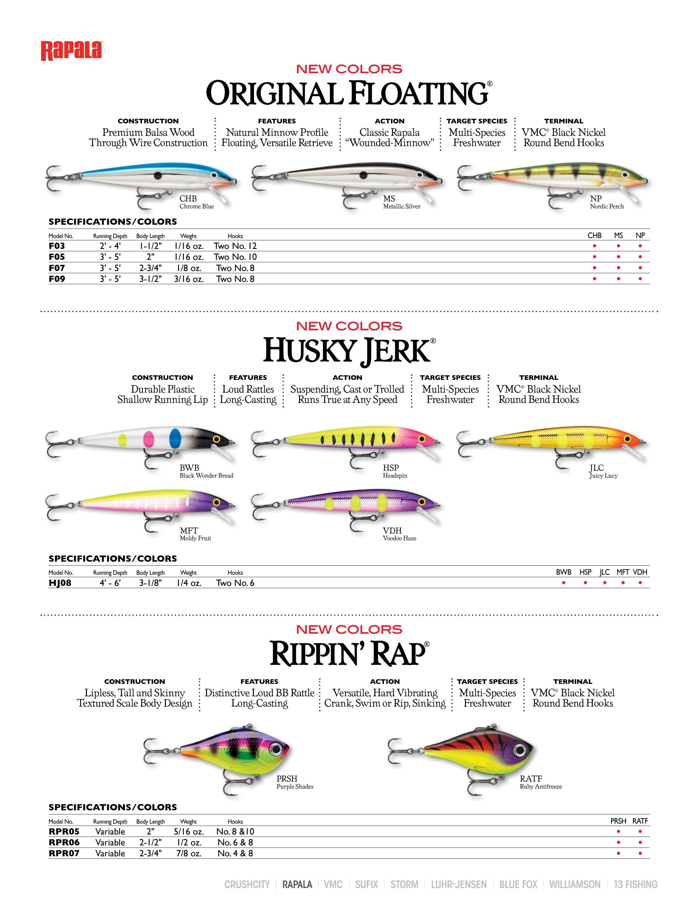 Rapala Open Water Collection Weekly Ad January 1 - December 31, 2026