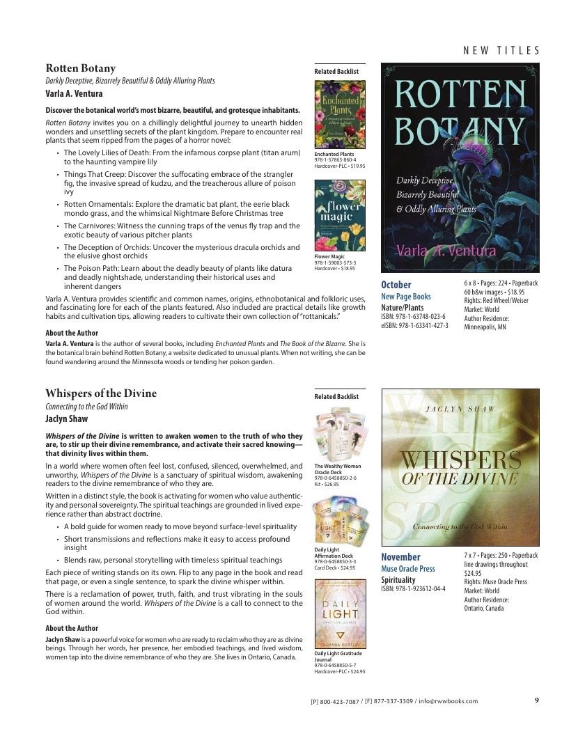Red Wheel/Weiser Fall Books Catalog Weekly Ad January 1 - December 31, 2026
