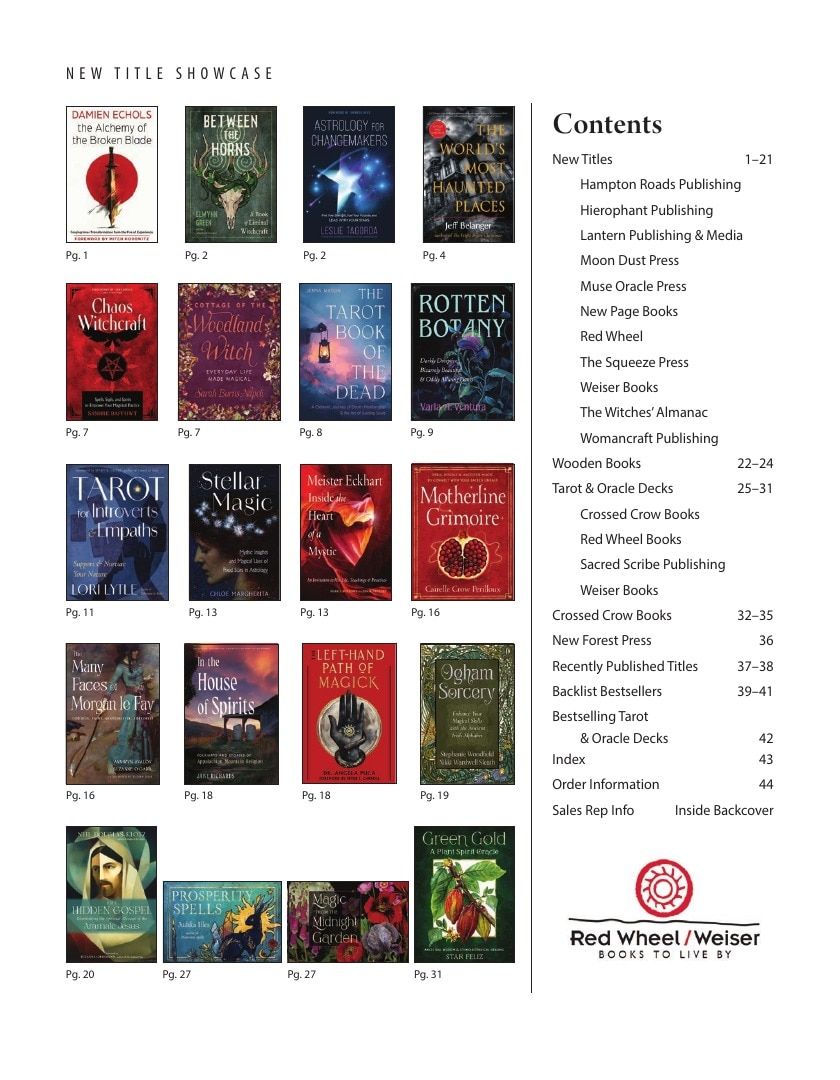 Red Wheel/Weiser Fall Books Catalog Weekly Ad January 1 - December 31, 2026
