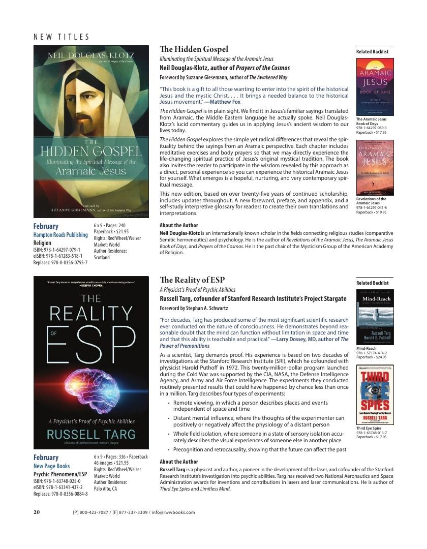 Red Wheel/Weiser Fall Books Catalog Weekly Ad January 1 - December 31, 2026