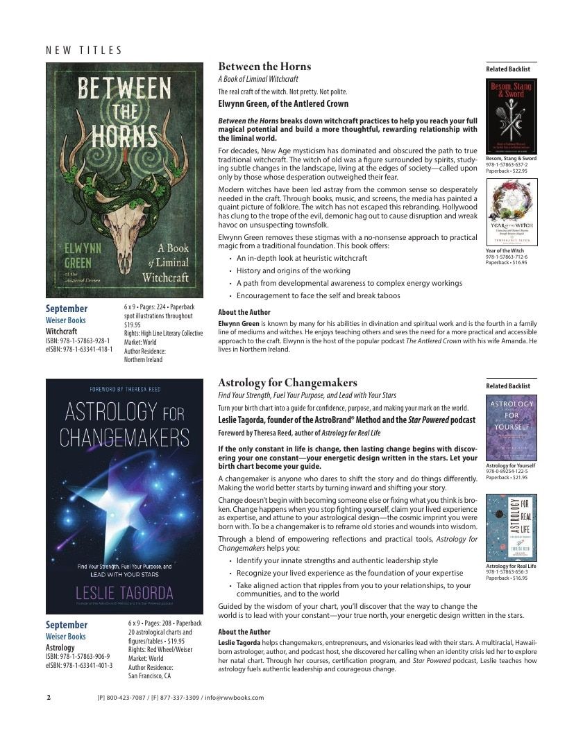 Red Wheel/Weiser Fall Books Catalog Weekly Ad January 1 - December 31, 2026