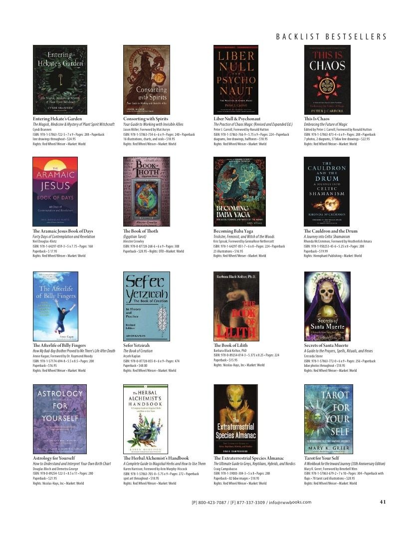 Red Wheel/Weiser Fall Books Catalog Weekly Ad January 1 - December 31, 2026