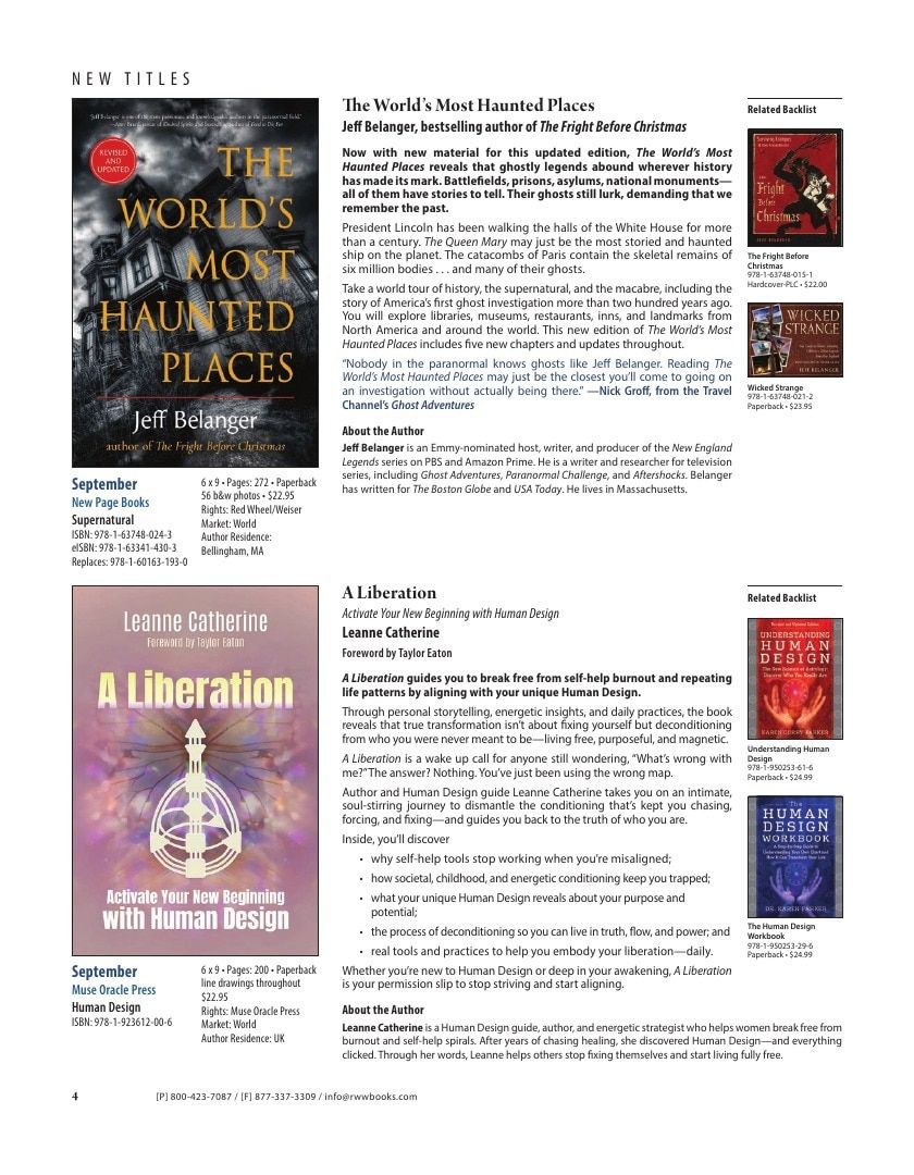 Red Wheel/Weiser Fall Books Catalog Weekly Ad January 1 - December 31, 2026