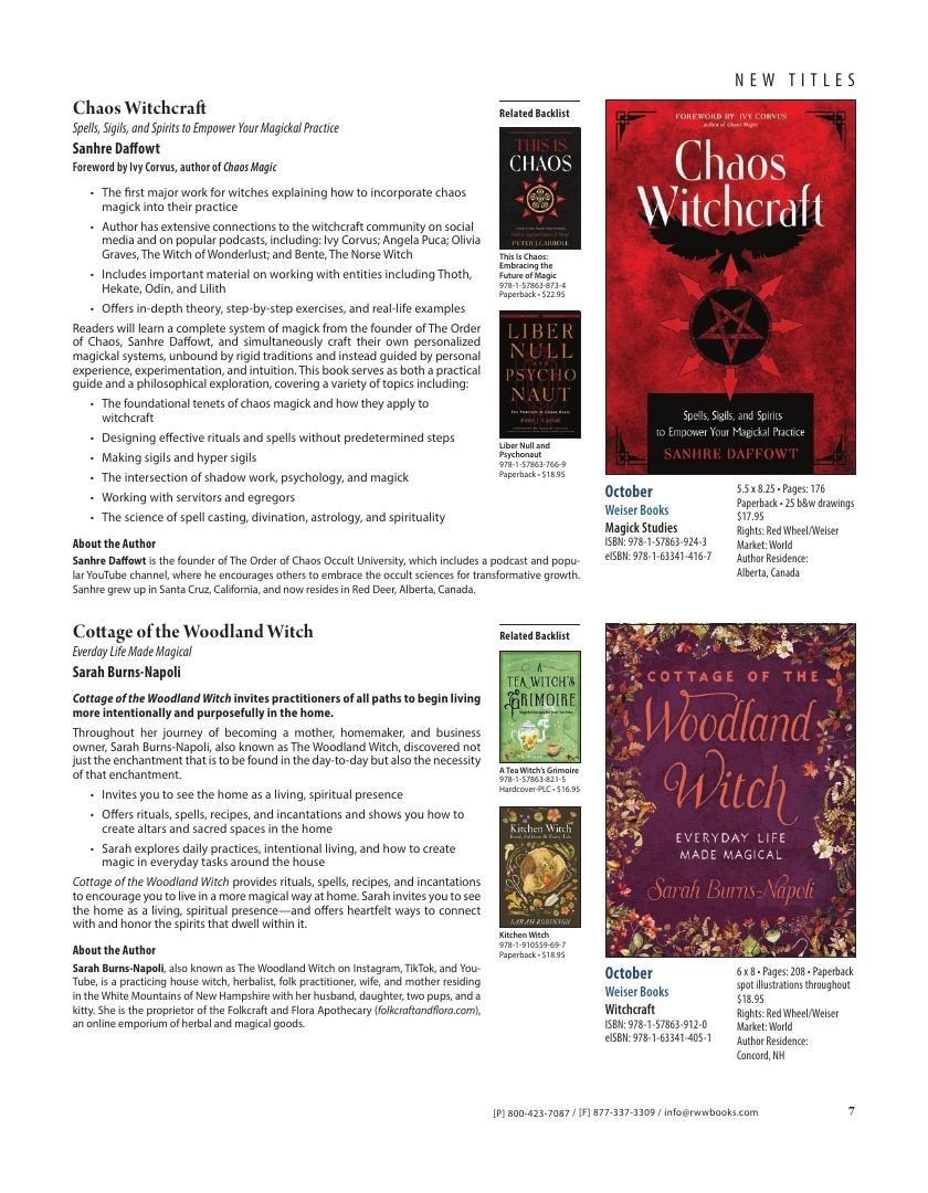 Red Wheel/Weiser Fall Books Catalog Weekly Ad January 1 - December 31, 2026