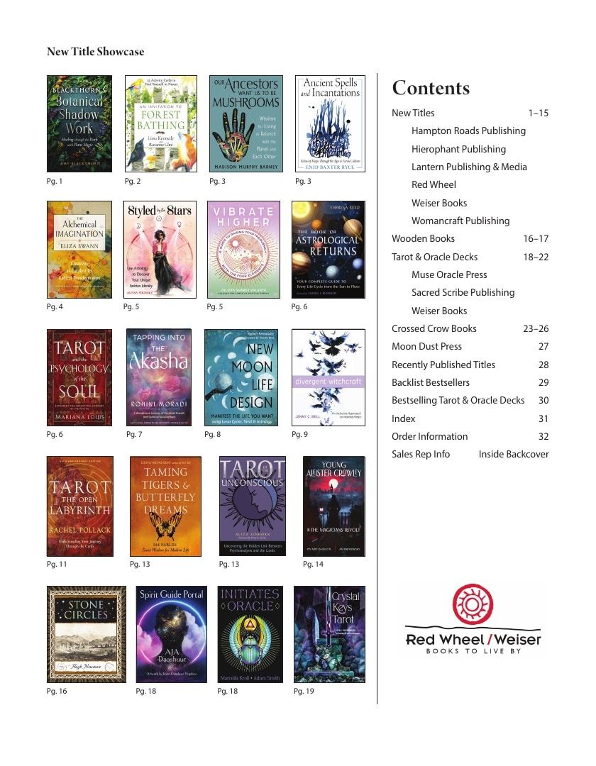 Red Wheel/Weiser Spring Books Catalog Weekly Ad January 1 - December 31, 2026