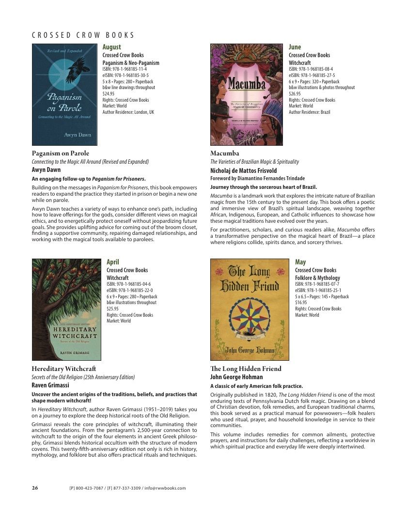 Red Wheel/Weiser Spring Books Catalog Weekly Ad January 1 - December 31, 2026