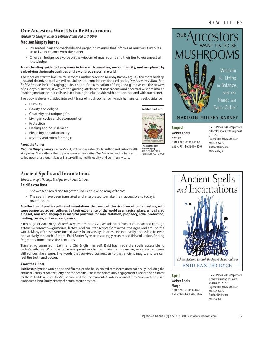Red Wheel/Weiser Spring Books Catalog Weekly Ad January 1 - December 31, 2026
