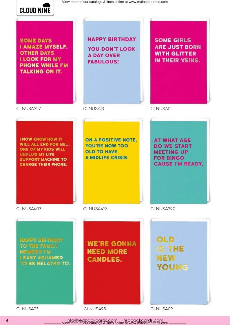 Redback Cards Summer Greeting Cards Catalog Weekly Ad January 1 - December 31, 2026