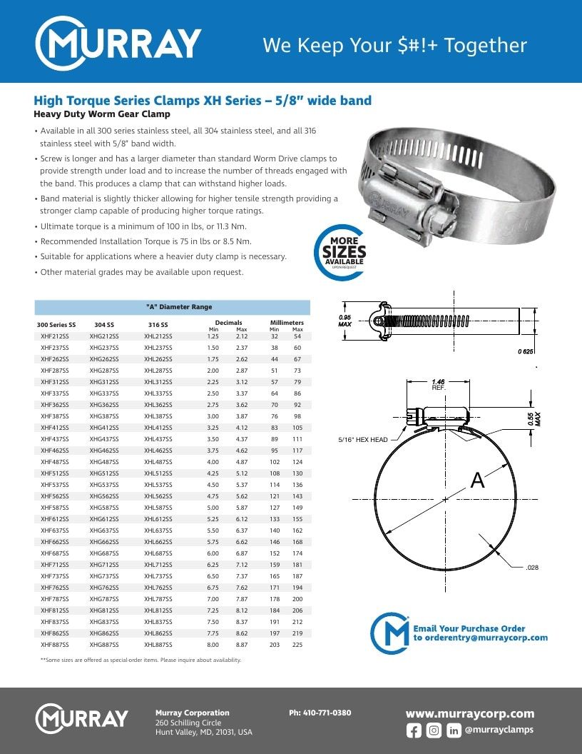 Murray Corporation Industrial Clamps Catalog Weekly Ad January 1 - December 31, 2026