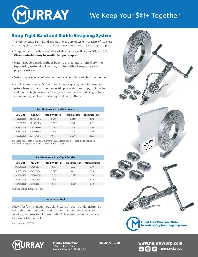 Murray Corporation Industrial Clamps Catalog Weekly Ad January 1 - December 31, 2026