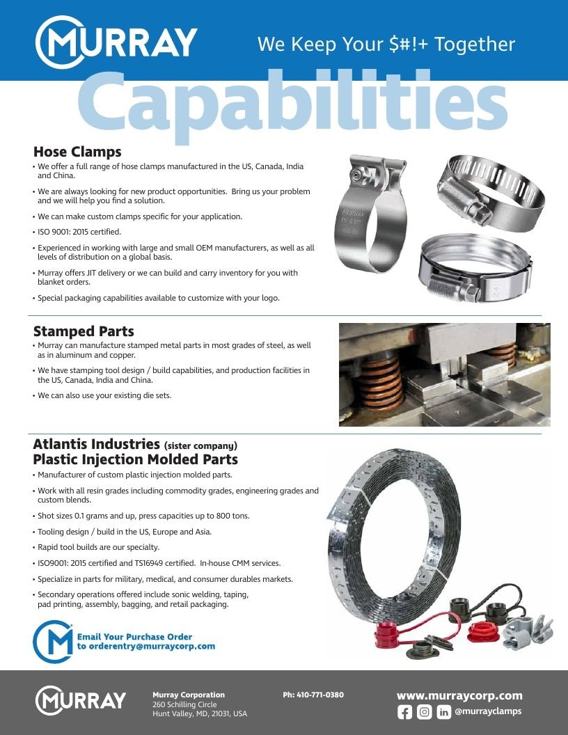 Murray Corporation Industrial Clamps Catalog Weekly Ad January 1 - December 31, 2026
