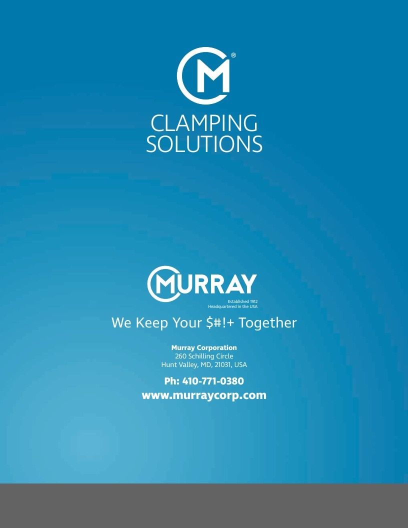 Murray Corporation Industrial Clamps Catalog Weekly Ad January 1 - December 31, 2026
