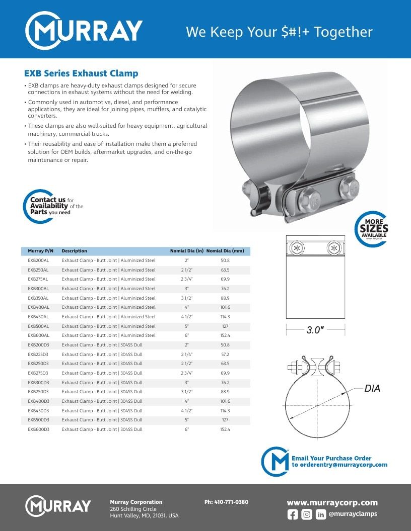 Murray Corporation Industrial Clamps Catalog Weekly Ad January 1 - December 31, 2026