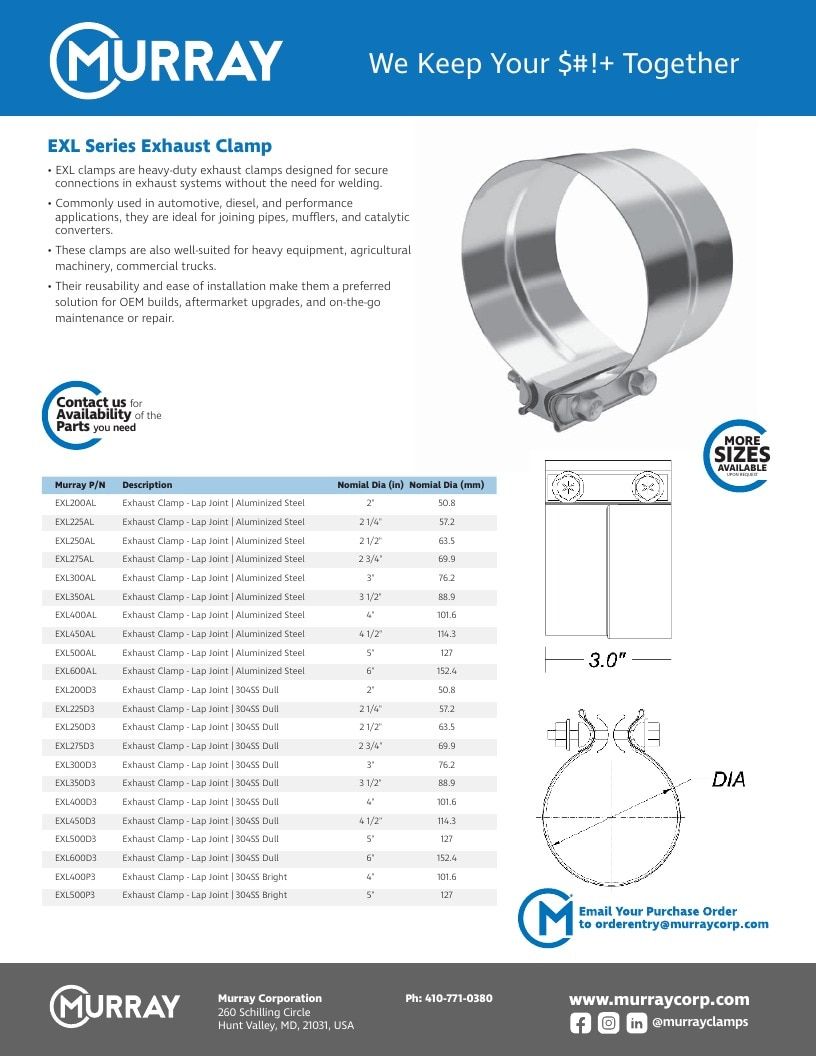 Murray Corporation Industrial Clamps Catalog Weekly Ad January 1 - December 31, 2026