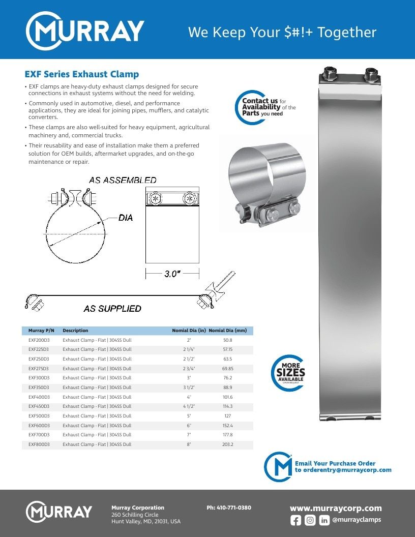 Murray Corporation Industrial Clamps Catalog Weekly Ad January 1 - December 31, 2026