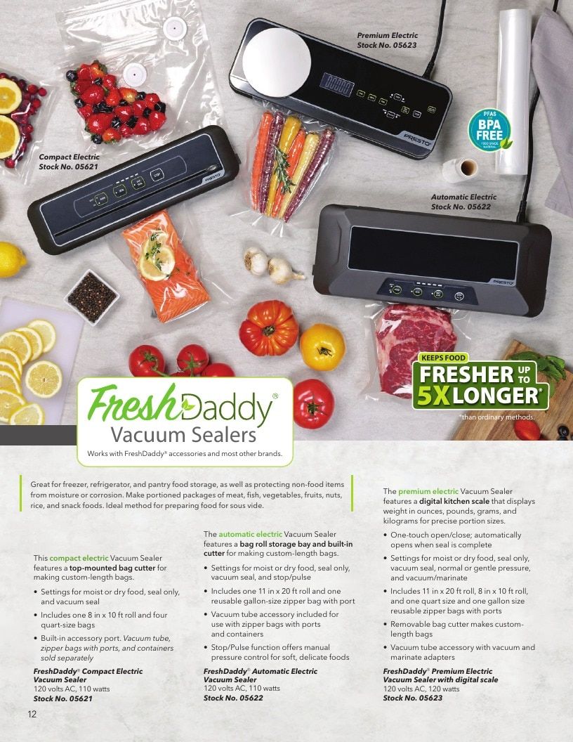 National Presto Industries Kitchen Appliances Catalog Weekly Ad January 1 - December 31, 2026