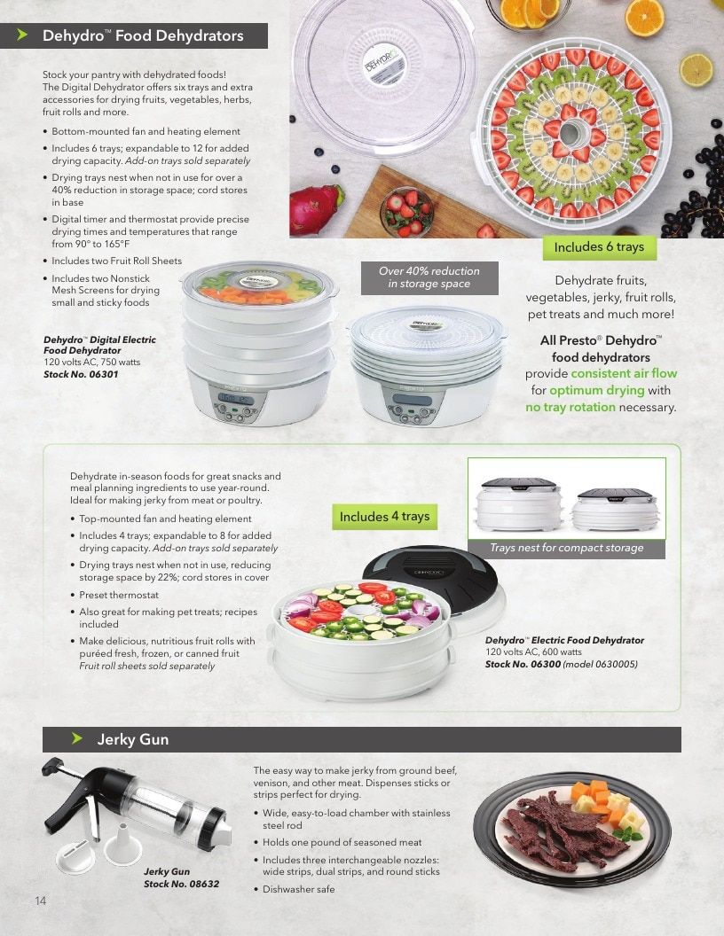 National Presto Industries Kitchen Appliances Catalog Weekly Ad January 1 - December 31, 2026