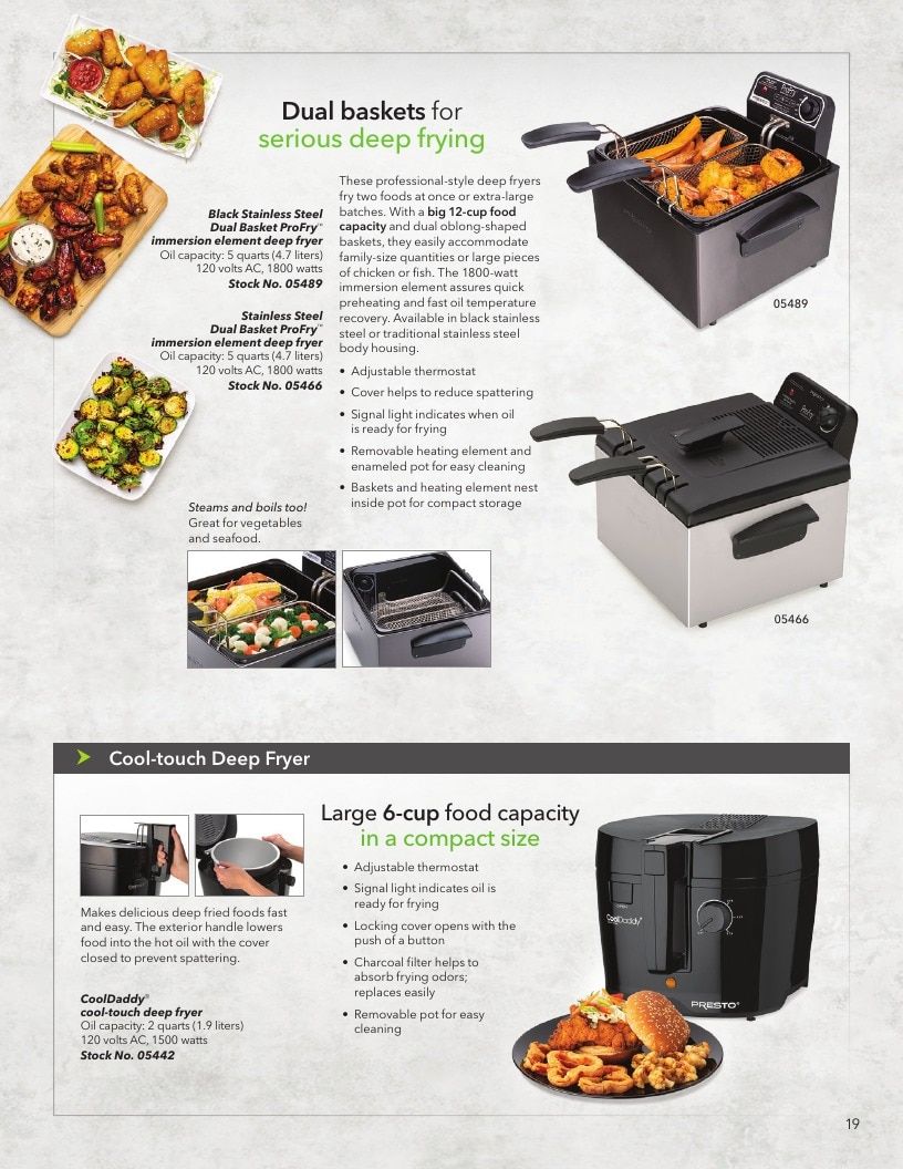 National Presto Industries Kitchen Appliances Catalog Weekly Ad January 1 - December 31, 2026