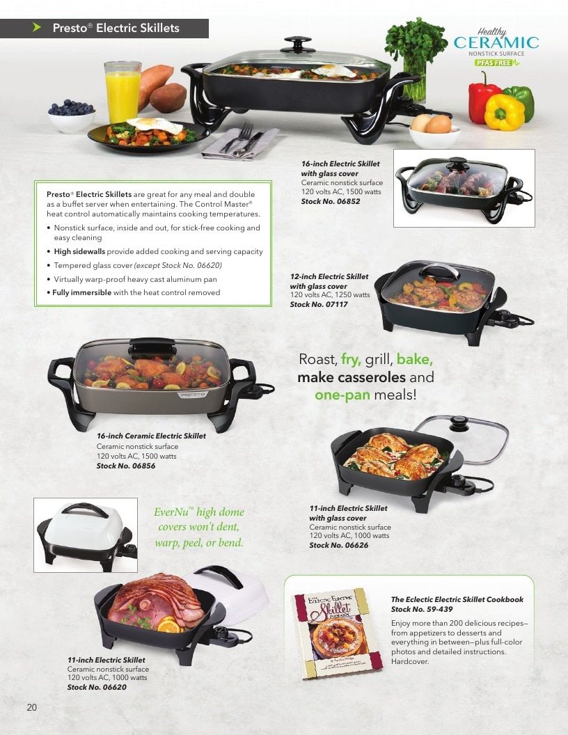 National Presto Industries Kitchen Appliances Catalog Weekly Ad January 1 - December 31, 2026