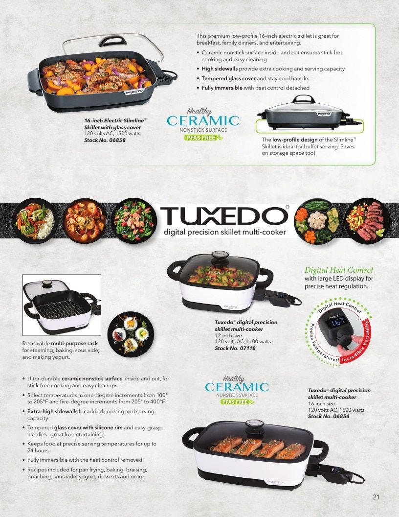 National Presto Industries Kitchen Appliances Catalog Weekly Ad January 1 - December 31, 2026